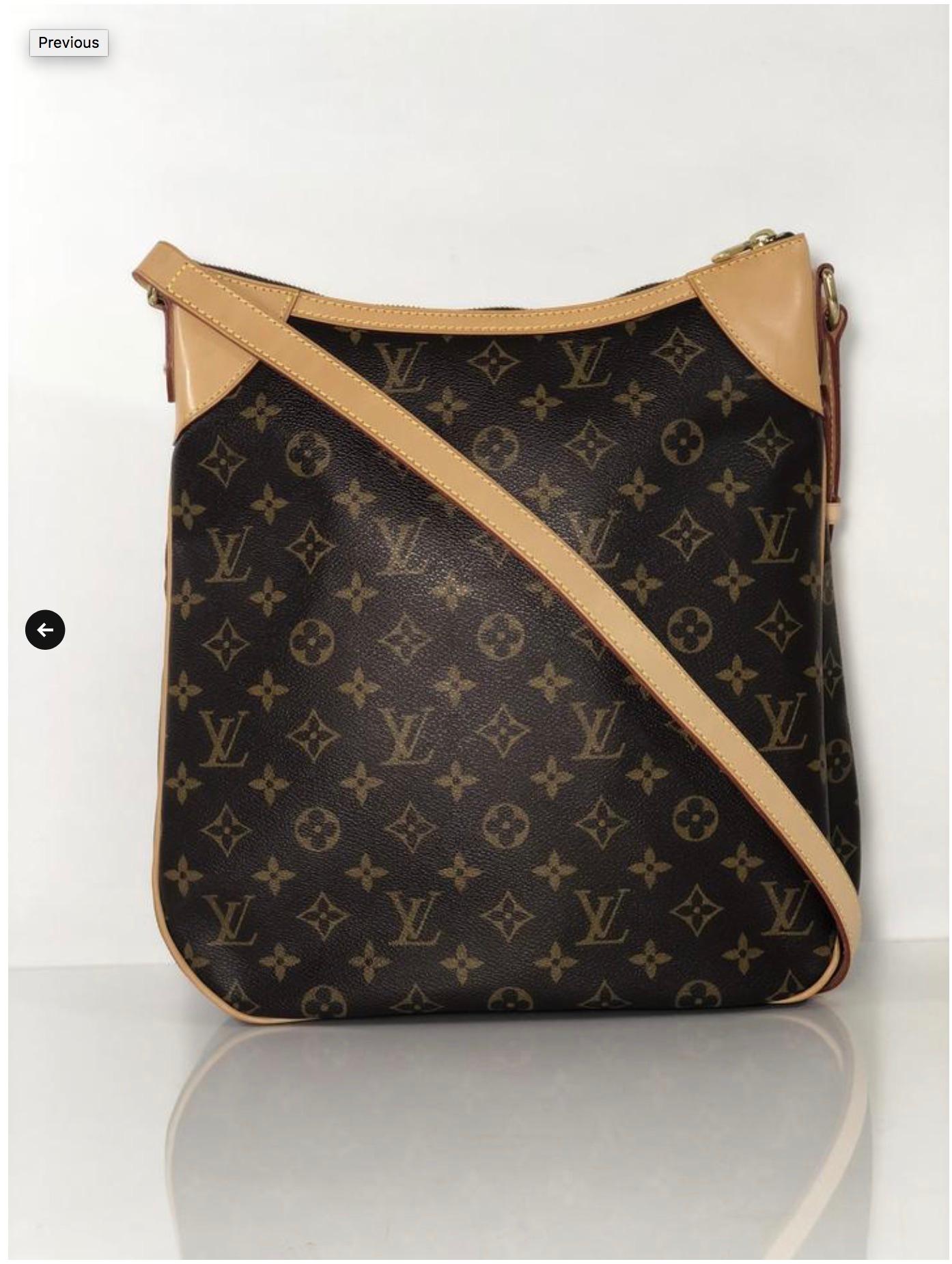 Louis Vuitton Monogram Odeon MM Crossbody Handbag In Excellent Condition In Saint Charles, IL