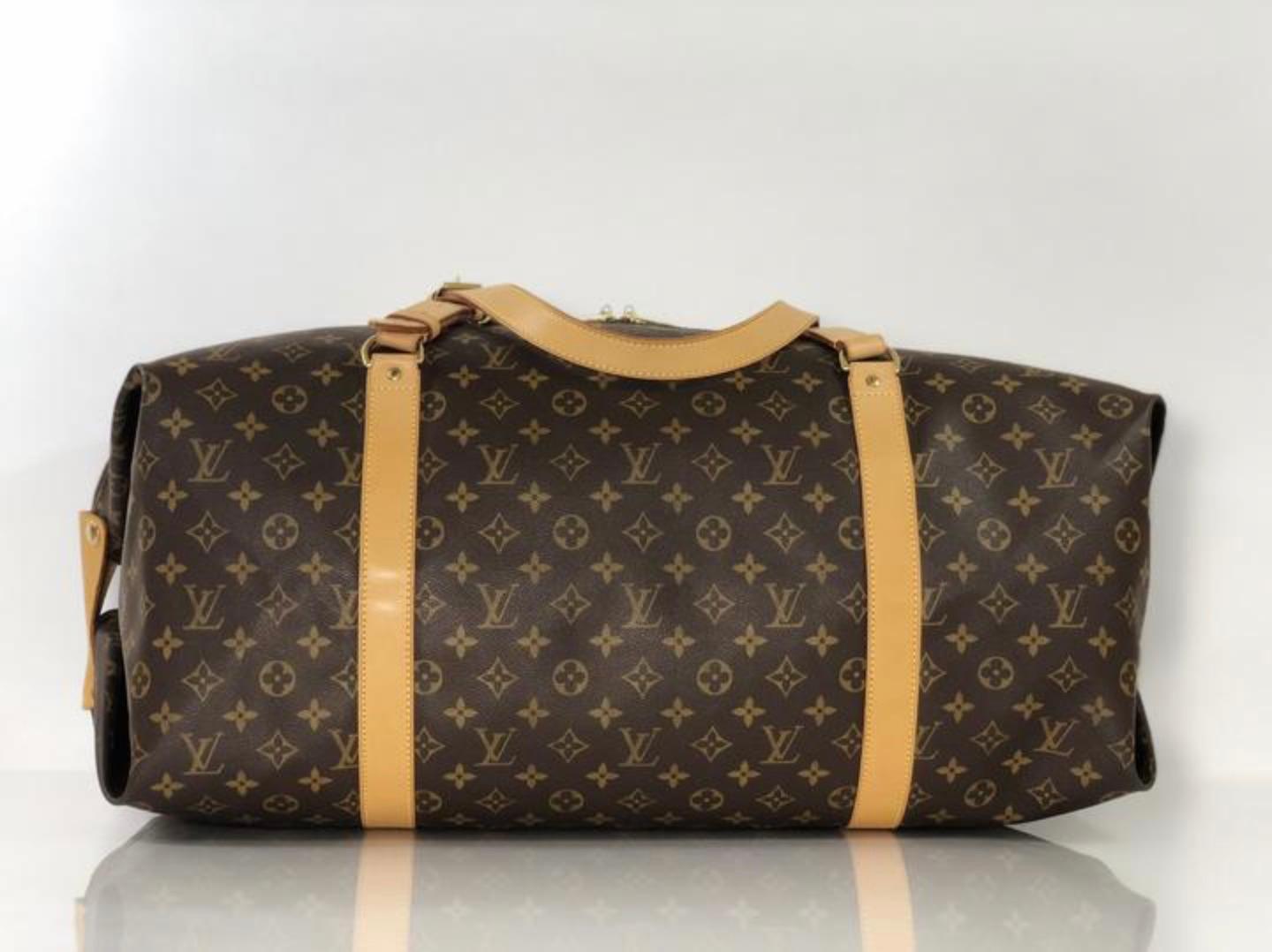 Black Louis Vuitton Monogram Kabul Travel Bag For Sale