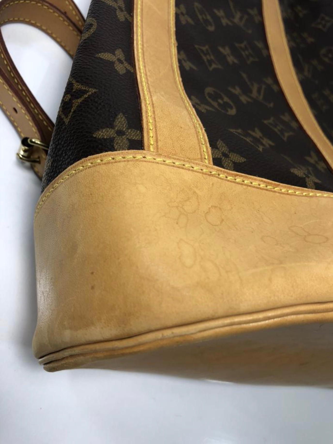 Louis Vuitton Monogram Randonnee PM Bucket Shoulder Handbag 2