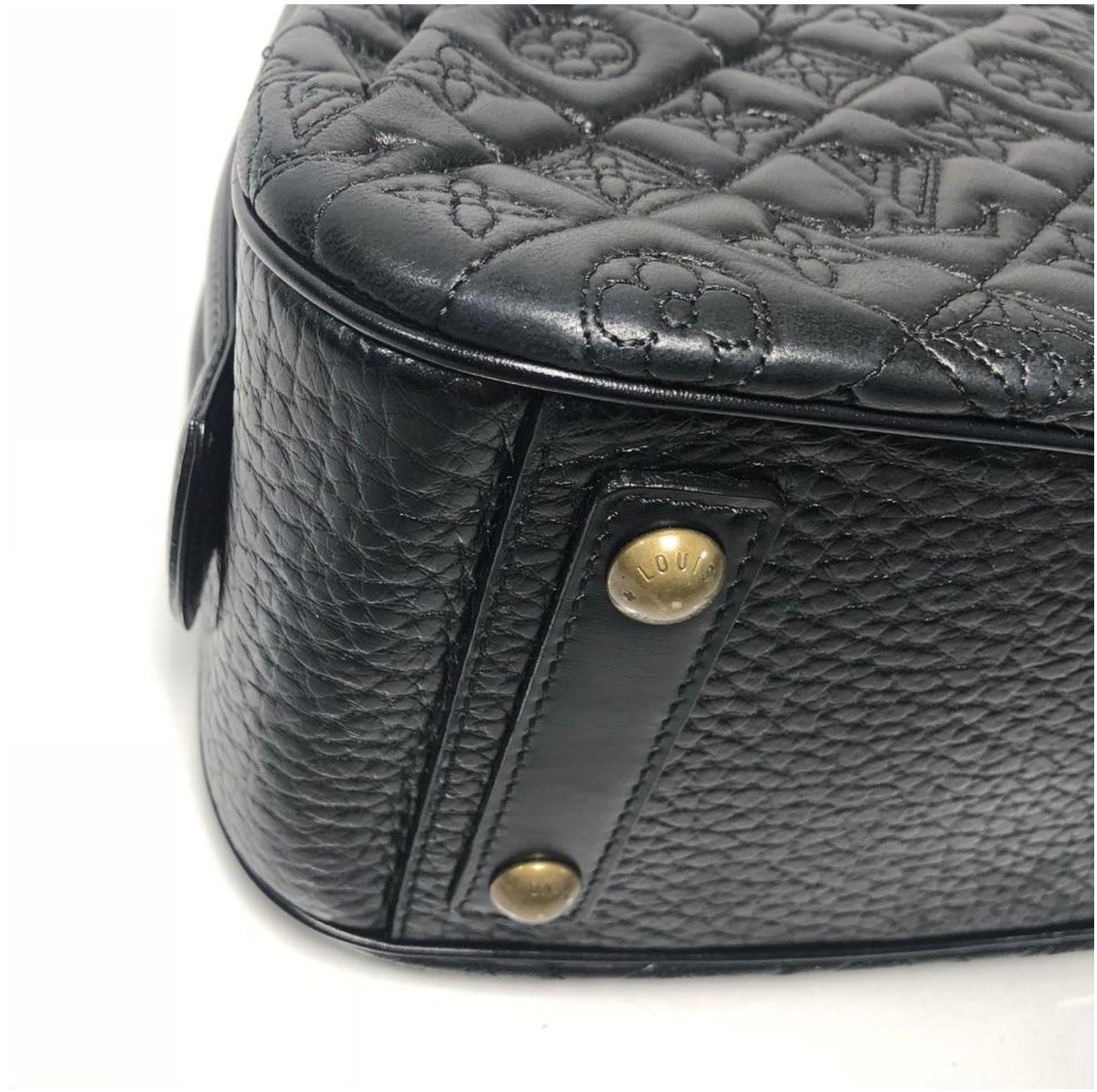 Louis Vuitton Vienna Leather Mizi Satchel Handbag 1