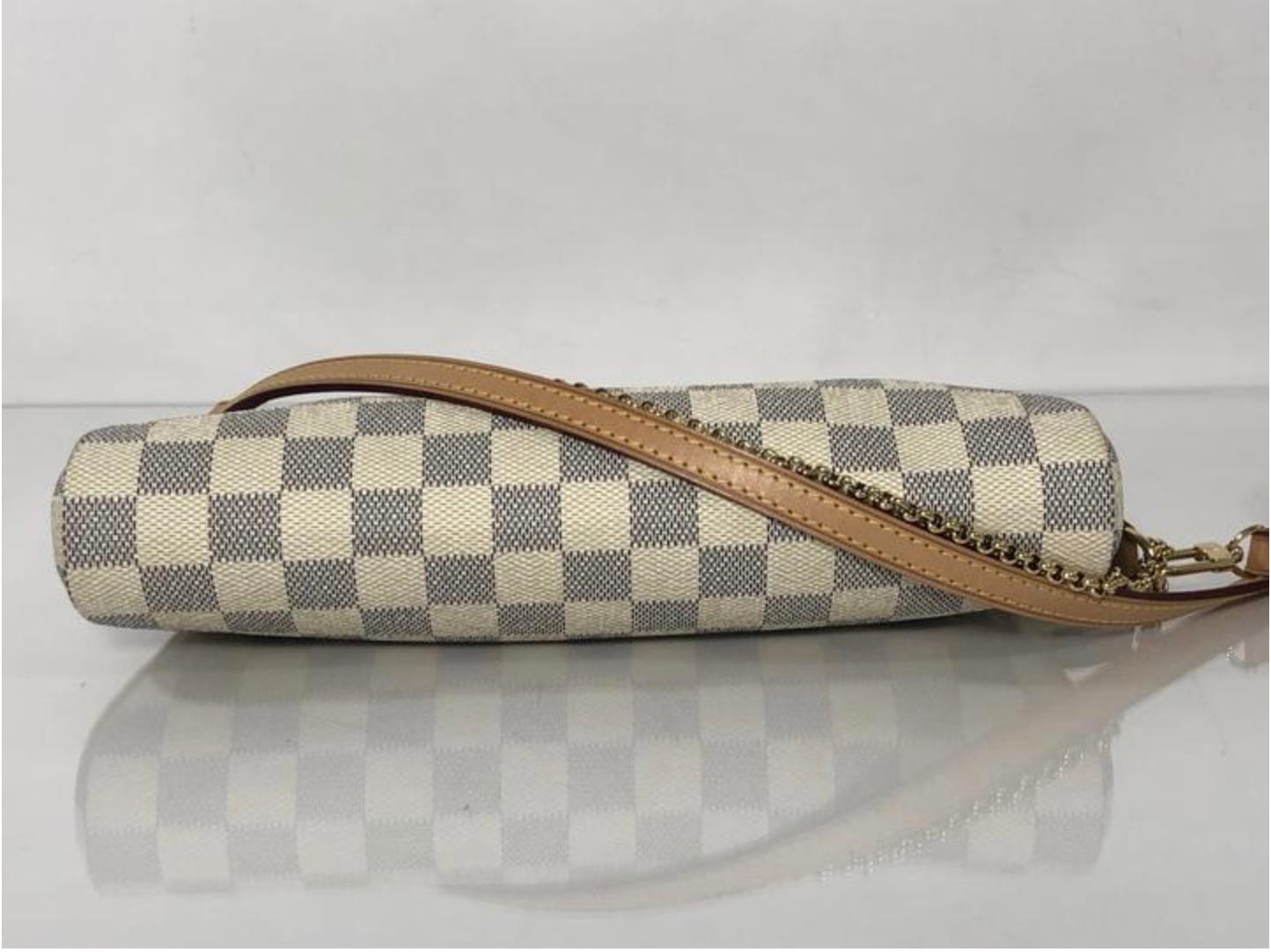 Louis Vuitton Damier Azur Eva Crossbody Shoulder Handbag 1