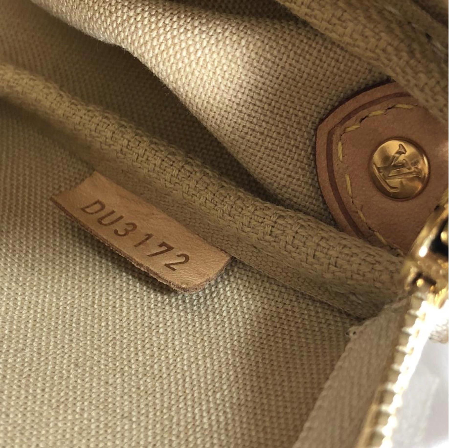 Louis Vuitton Damier Azur Eva Crossbody Shoulder Handbag 5