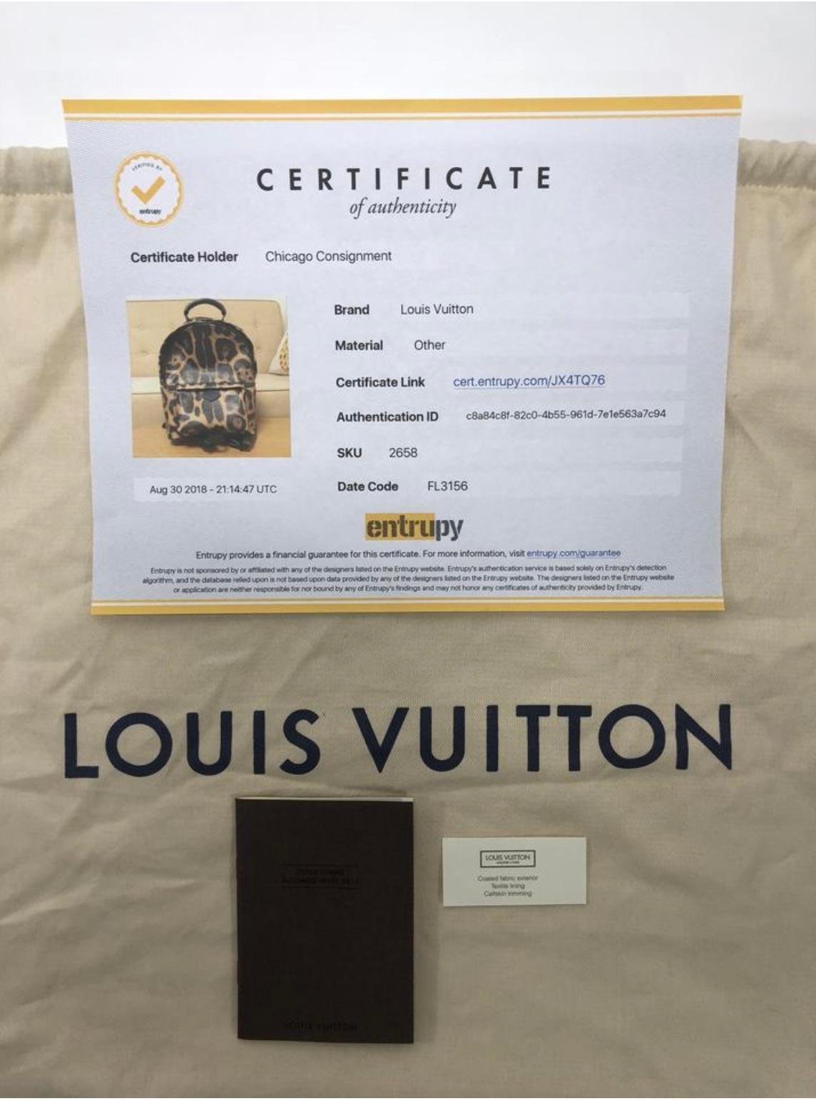 MODEL - Louis Vuitton Limited Edition Wild Animal Print Palm Springs Backpack PM

CONDITION - New!  No signs of wear.

SKU - 2658

DATE/SERIAL CODE - FL3156

ORIGIN - France

PRODUCTION - 2016

DIMENSIONS - L8.25 x H11.5 x D3.5

STRAP/HANDLE DROP -