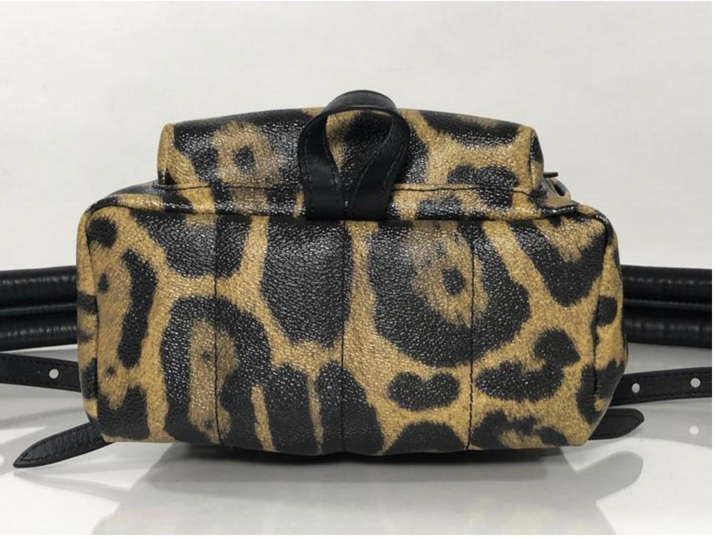 Louis Vuitton Limited Edition Wild Animal Print Palm Springs PM Backpack In New Condition For Sale In Saint Charles, IL