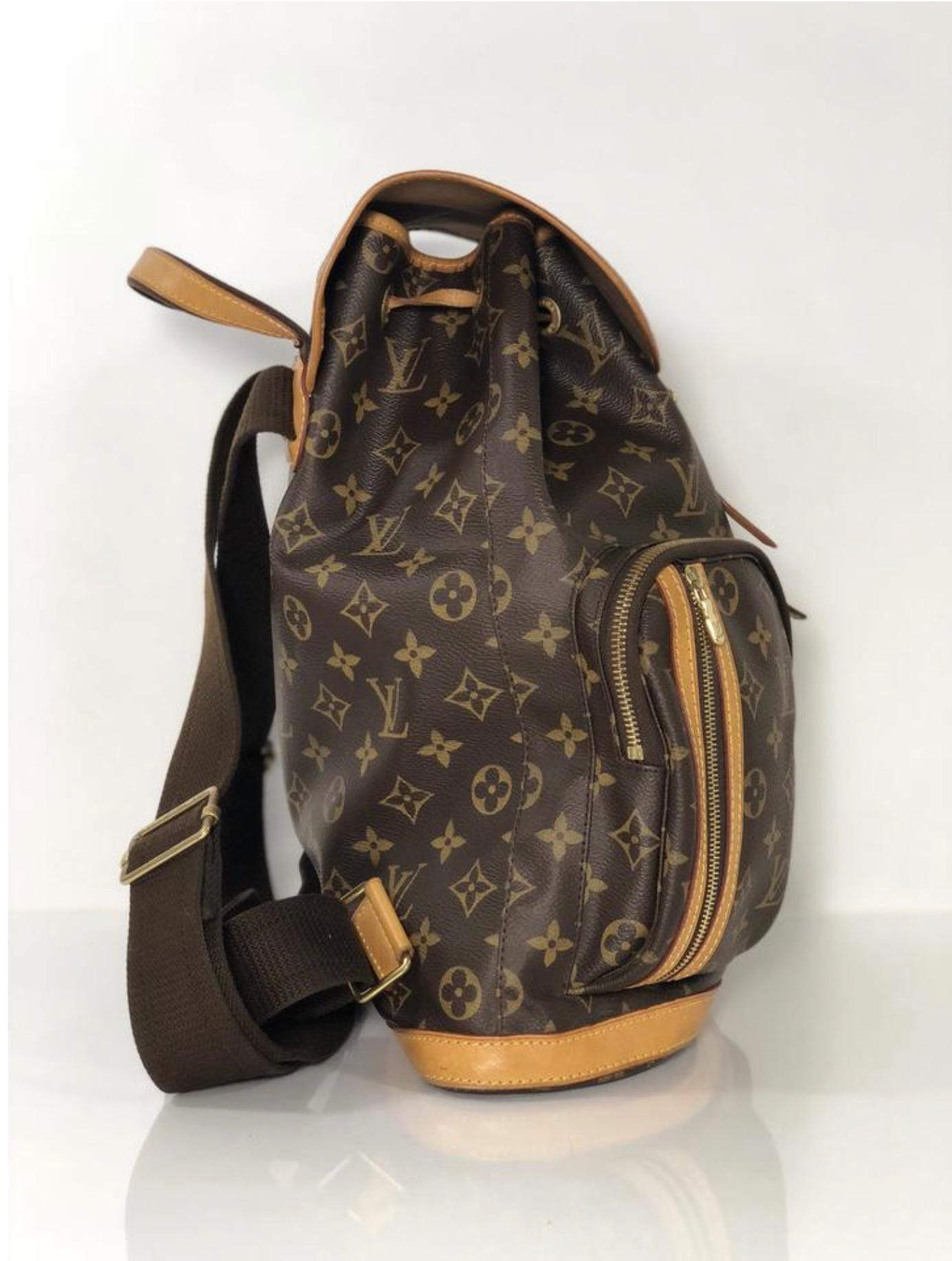 Louis Vuitton Monogram Bosphore Backpack Shoulder Handbag For Sale 1