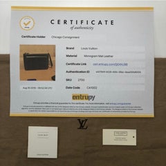 Louis Vuitton Matte Vernis Allston in Grey Shoulder Handbag