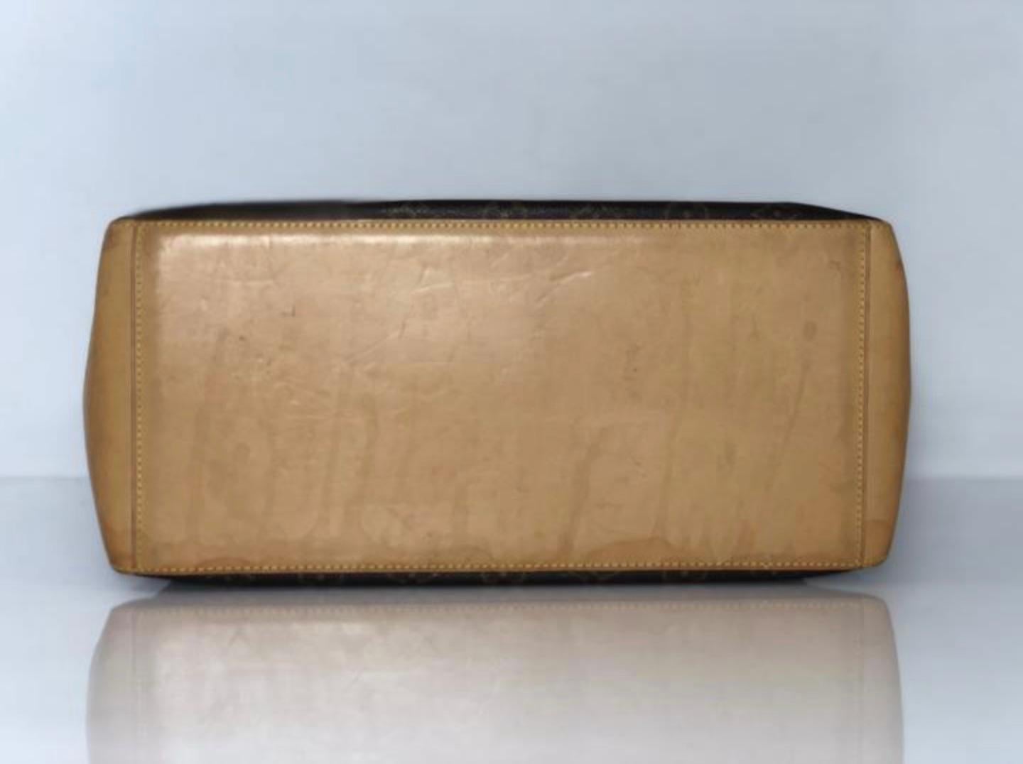 Louis Vuitton Monogram Cabas Mezzo Tote Shoulder Handbag For Sale 2