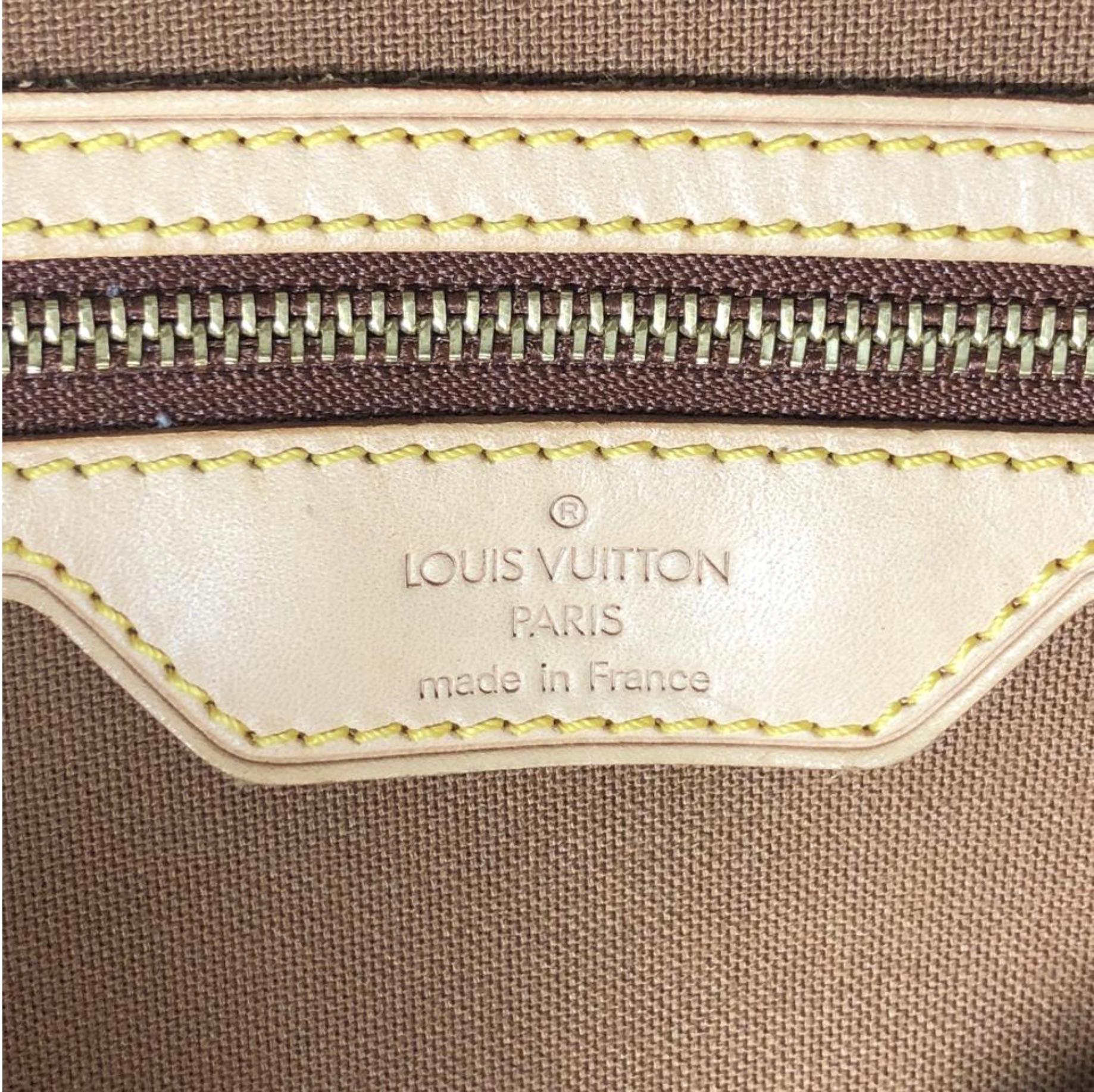 Louis Vuitton Monogram Cabas Mezzo Tote Shoulder Handbag For Sale 6