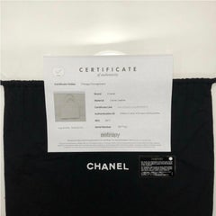 Chanel Caviar Leather Medallion with Gold Hardware in Beige Shoulder Handbag