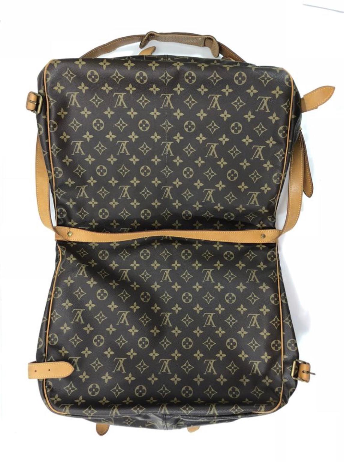 Louis Vuitton Monogram Saumur 43 Messenger Handbag For Sale 3