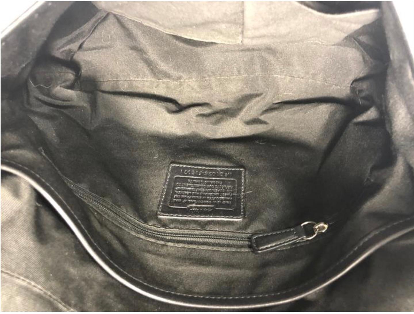 Coach Signature Jacquard Canvas Duffle Crossbody Shoulder Handbag For Sale 1