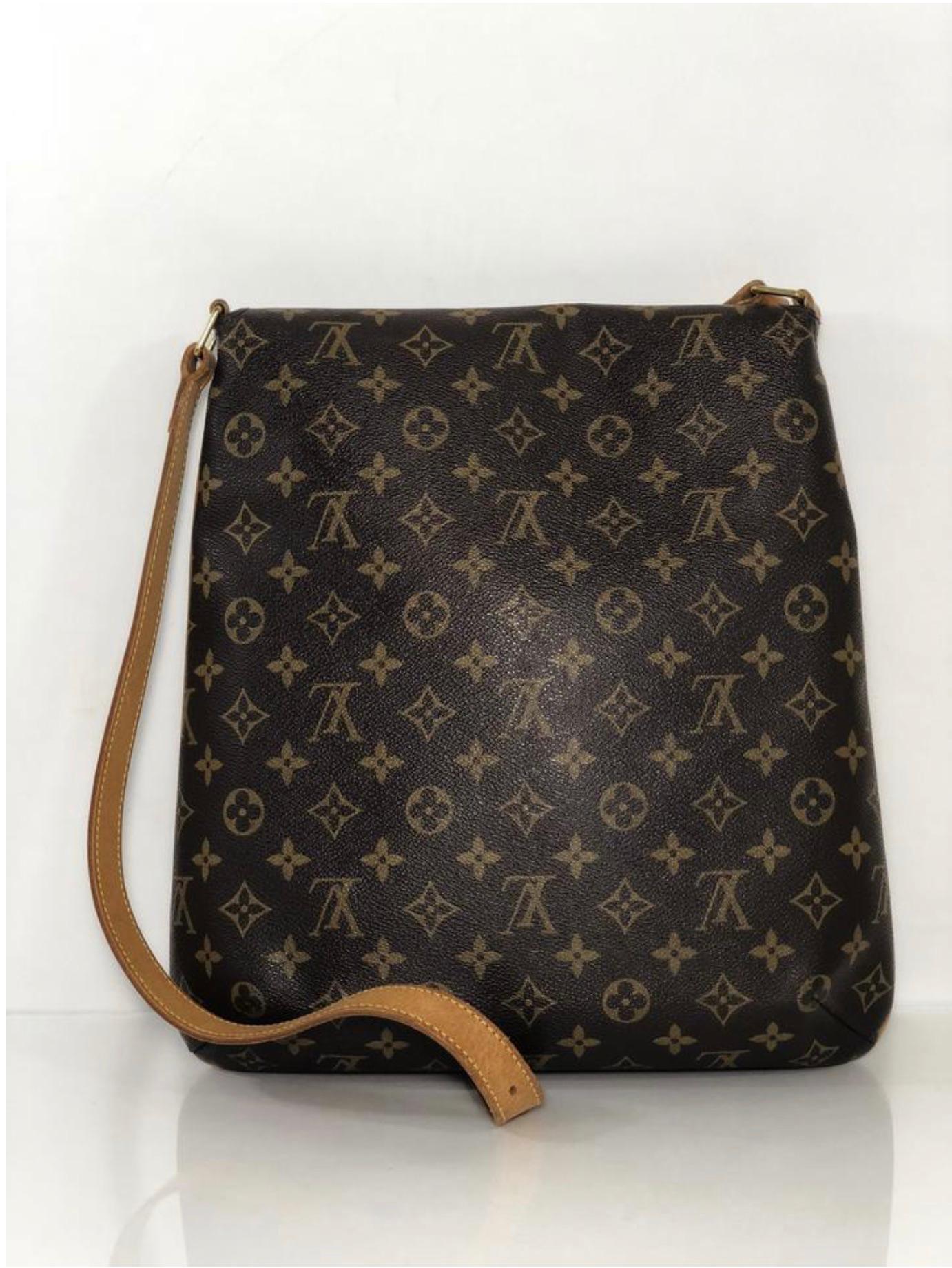  Louis Vuitton Monogram Musette Salsa GM Crossbody Shoulder Handbag In Good Condition In Saint Charles, IL