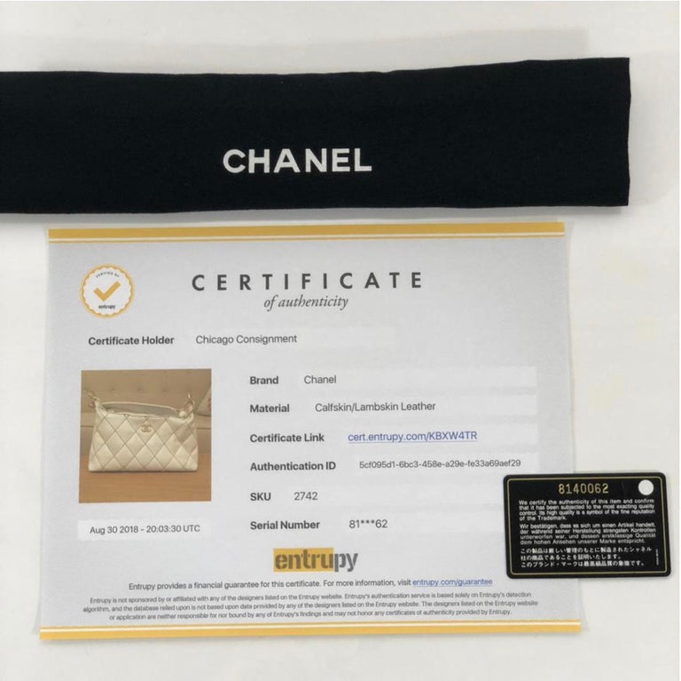 Chanel Lambskin Leather Wild Stitch Small Shoulder with Gold Hardware in White For Sale at 1stDibs