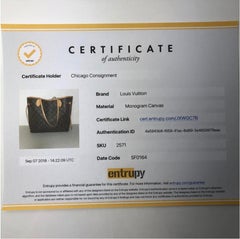 Louis Vuitton Monogram Neverfull MM Tote Shoulder Handbag