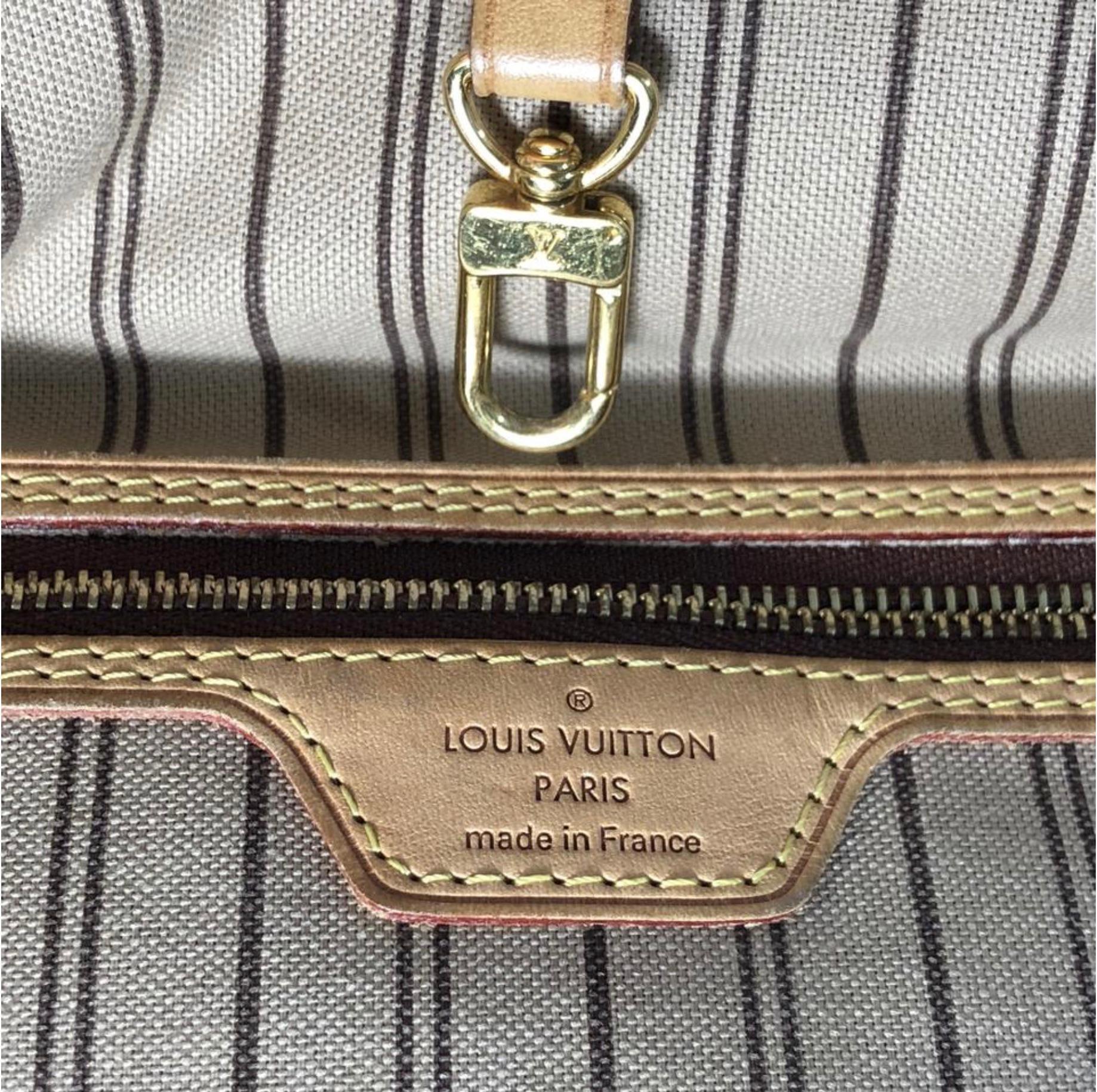Louis Vuitton Monogram Neverfull MM Tote Shoulder Handbag For Sale 6