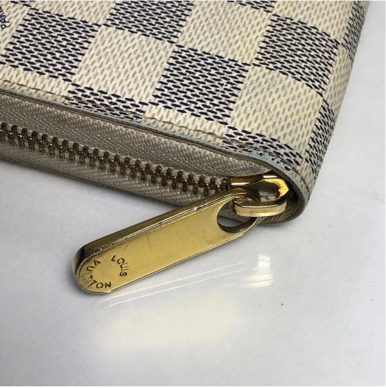  Louis Vuitton Damier Azur Zippy Wallet For Sale 1