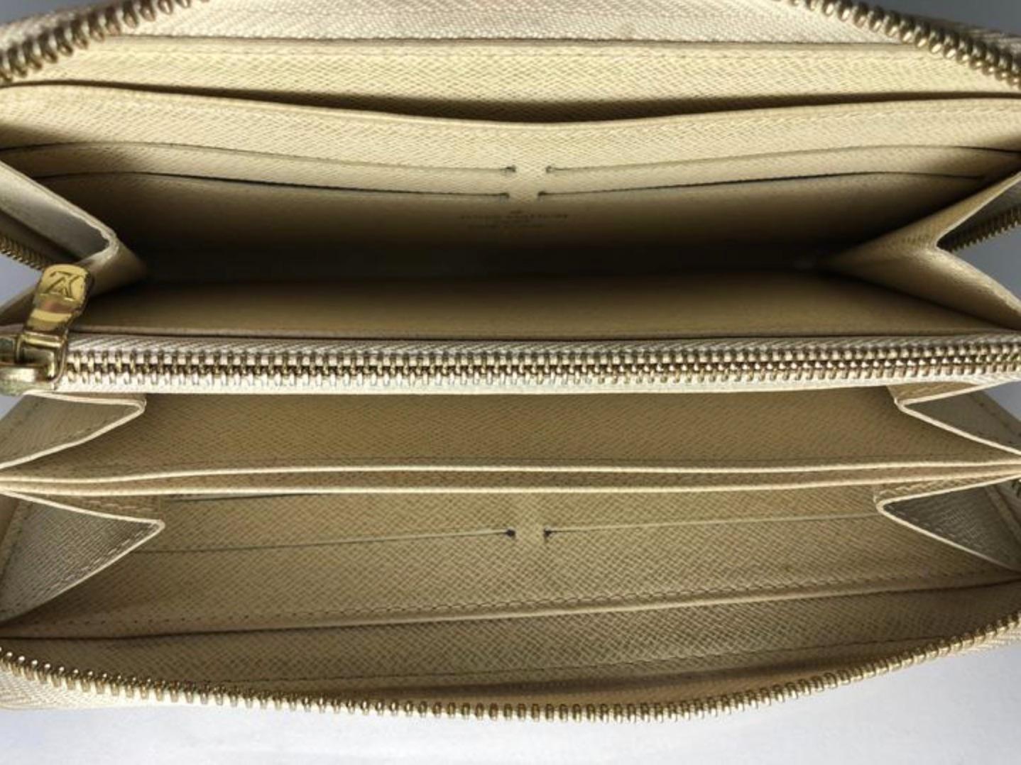  Louis Vuitton Damier Azur Zippy Wallet For Sale 4