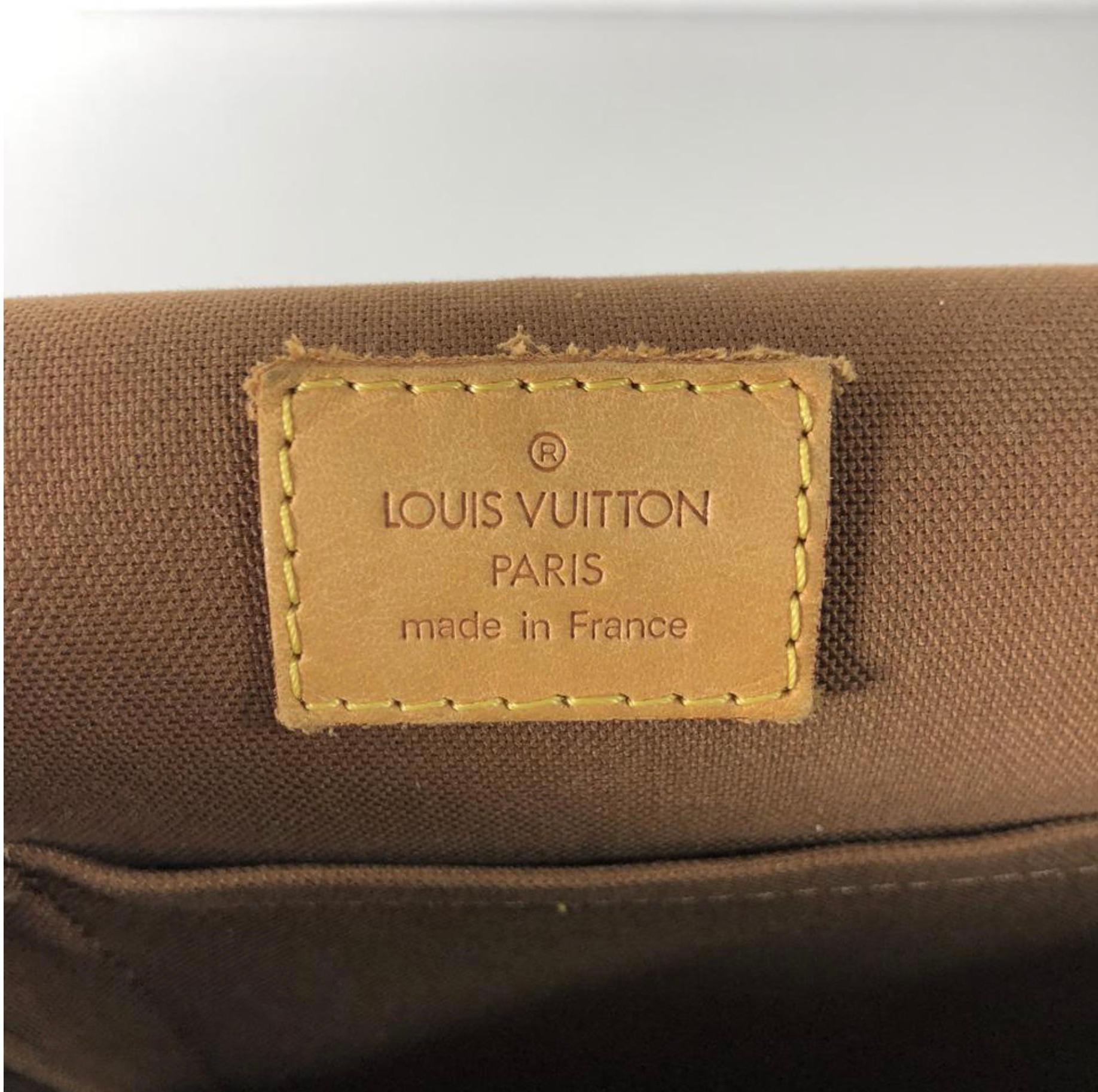  Louis Vuitton Monogram Messenger Bosphore PM Crossbody Handbag For Sale 6