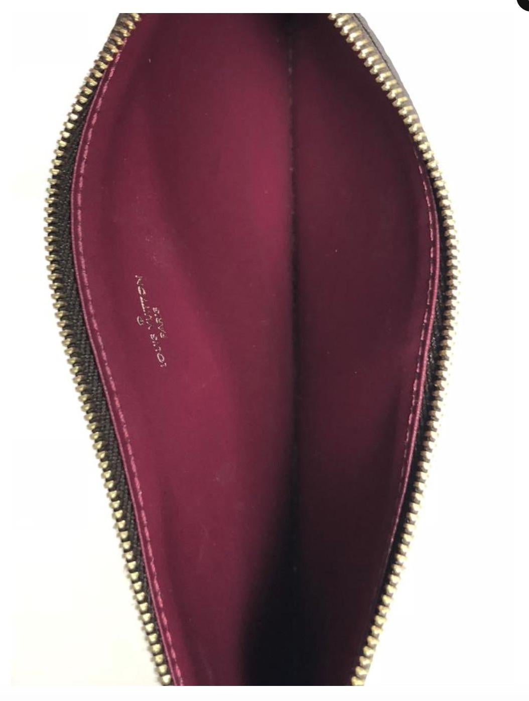  Louis Vuitton Monogram Pochette Felicie Zip Clutch Insert For Sale 4