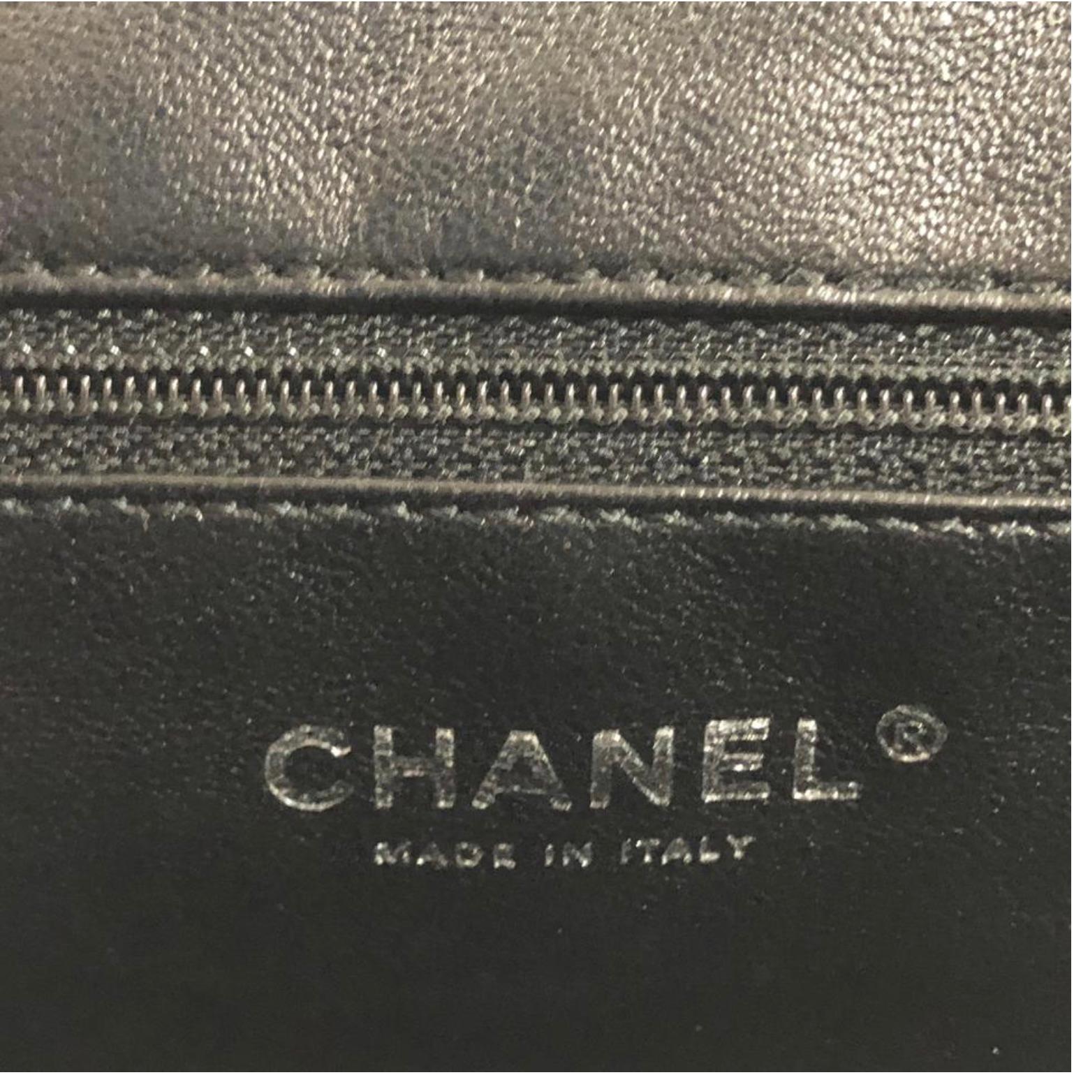 Chanel Caviar Leather Timeless Frame Evening Clutch with Kiss-lock in Black 6
