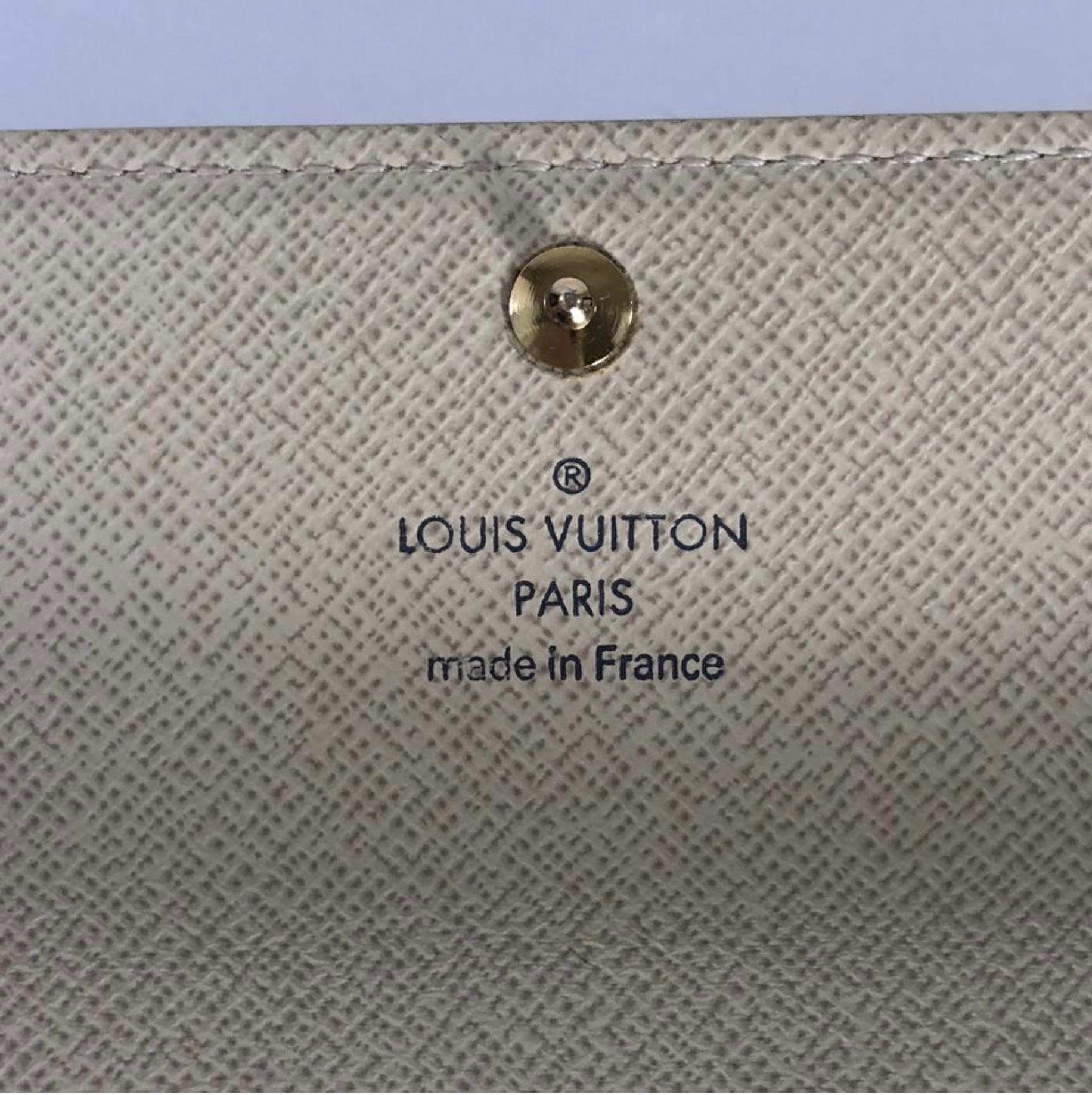  Louis Vuitton Damier Azur Sarah Wallet For Sale 5