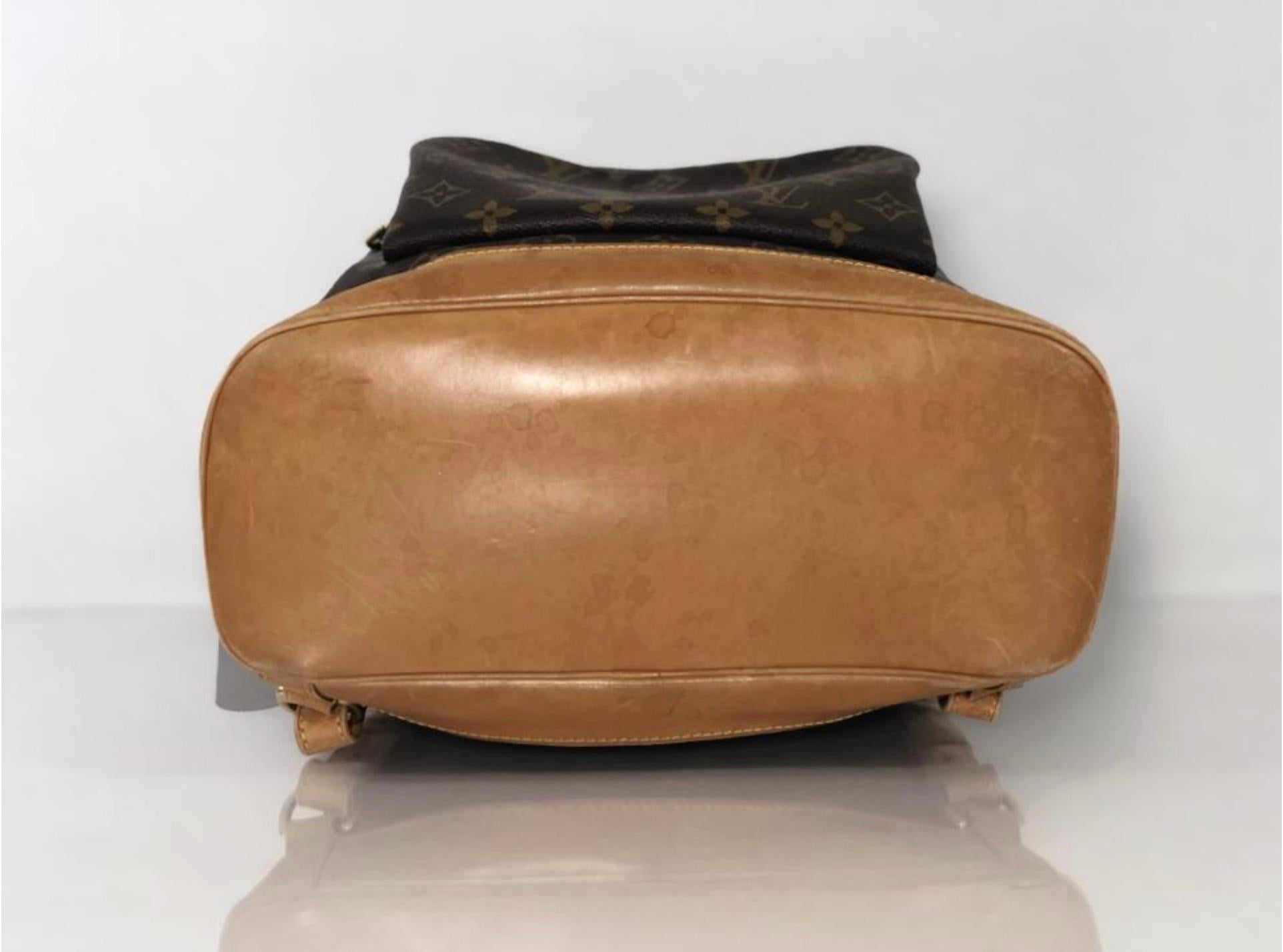 Louis Vuitton Monogram Montsouris GM Backpack Handbag For Sale 2