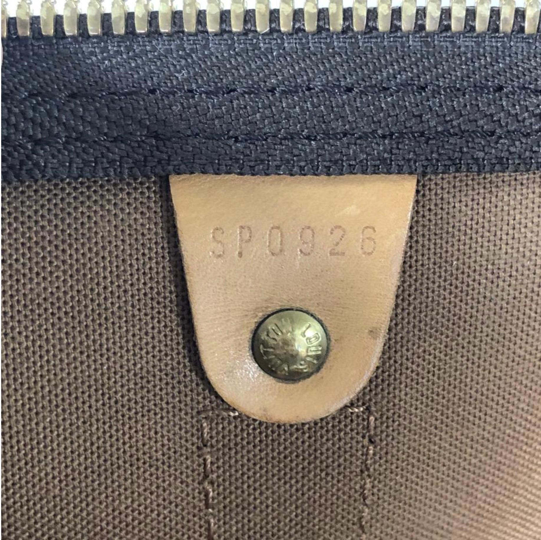  Louis Vuitton Monogram Keepall 55 Top Handle Travel Bag For Sale 6