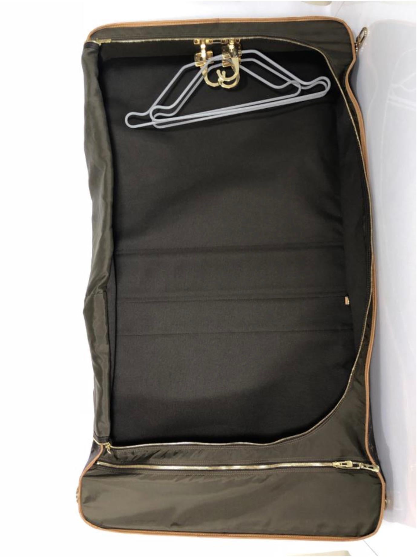  Louis Vuitton Monogram Portable Cabine Garment Cover Travel Handbag For Sale 5