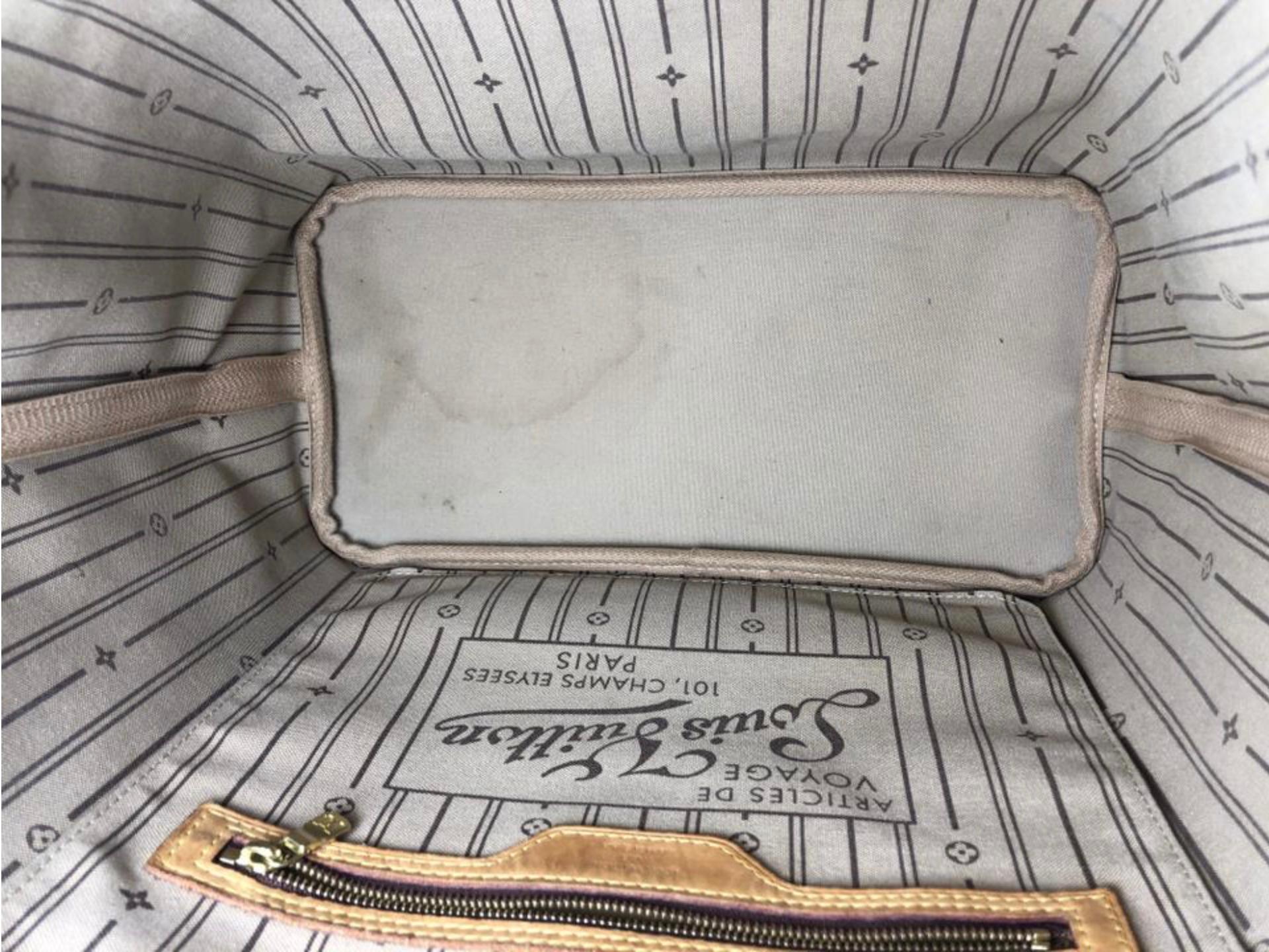  Louis Vuitton Monogram Neverfull MM Tote Shoulder Handbag For Sale 4