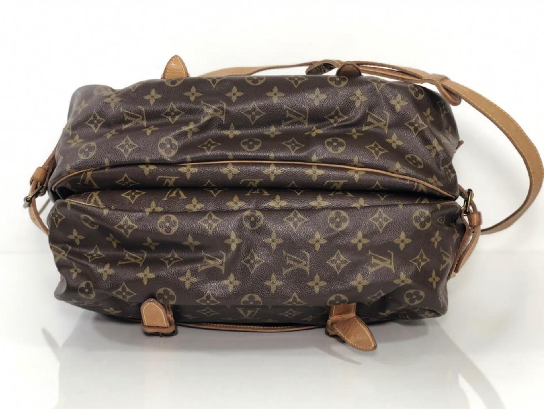 Louis Vuitton Monogram Saumur 43 Crossbody Shoulder Handbag For Sale 1