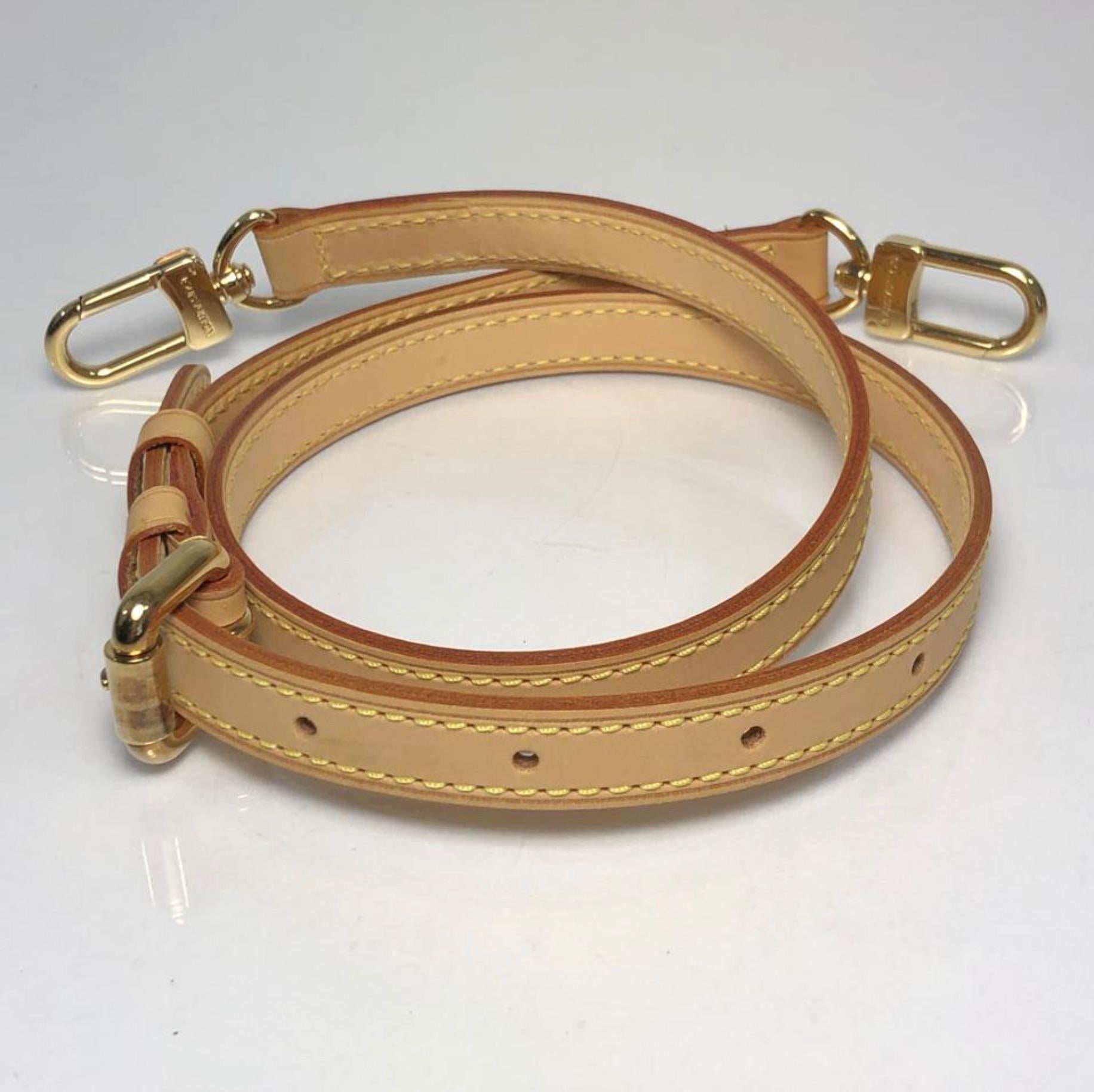  Louis Vuitton Strap Vachette - Shoulder (Narrow and Adjustable) In Excellent Condition For Sale In Saint Charles, IL