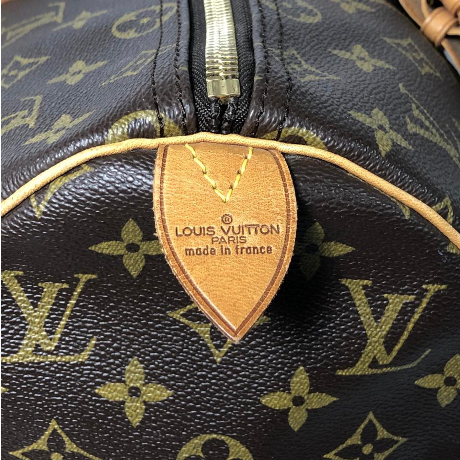  Louis Vuitton Monogram Keepall 45 Top Handle Travel Bag In Good Condition For Sale In Saint Charles, IL
