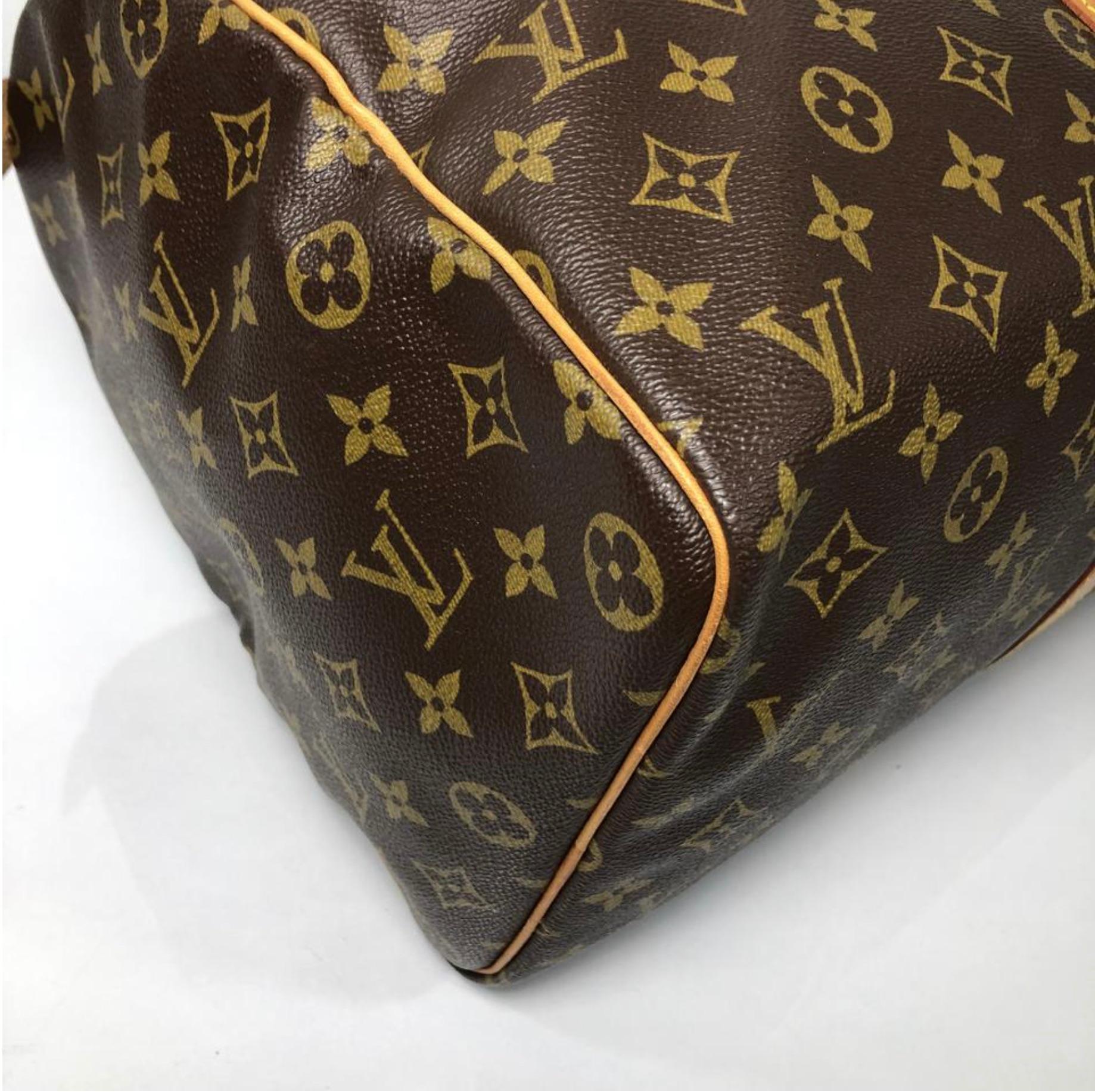  Louis Vuitton Monogram Keepall 45 Top Handle Travel Bag For Sale 4