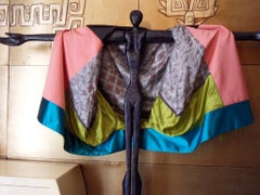 Haute couture , Kenzo by antonio marras , dress coat cape , kimono-inspired