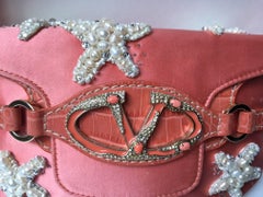 Valentino  Haute Couture Silk and leather Evening Handbag