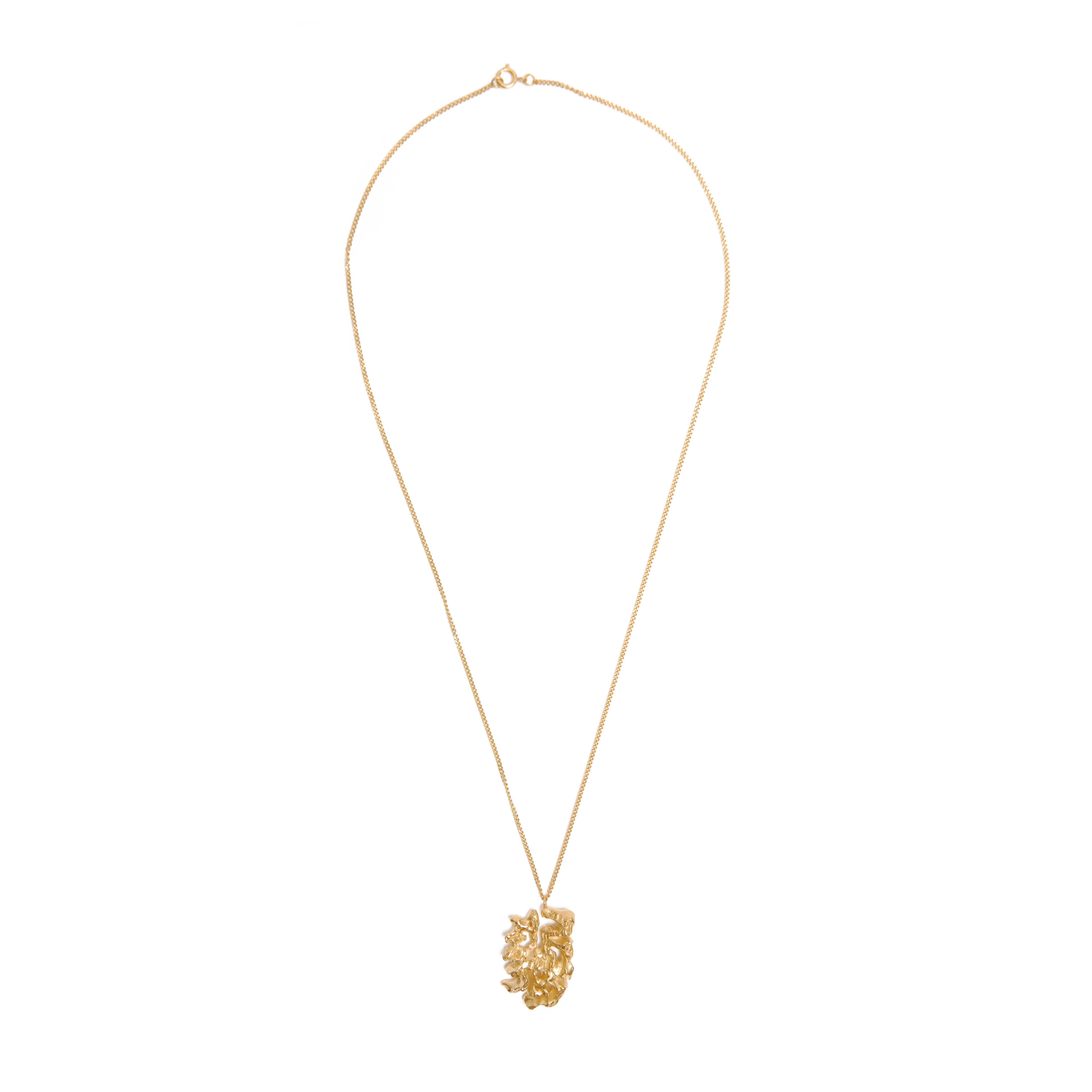 The Chinese zodiac Dog necklace is influenced by the ancient Chinese calligraphy character of Dog (Gou 狗), the eleventh of the twelve signs of the Chinese zodiac. Those born in the year of the Dog are renowned for their earnestness and devotion, and