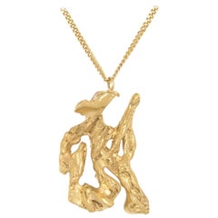 Loveness Lee - Chinese Zodiac Snake - Horoscope Gold Pendant Necklace