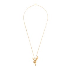 Loveness Lee - Chinese Zodiac Goat - Sheep, Ram Horoscope Gold Pendant Necklace