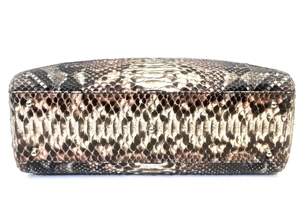 snake skin dior bag