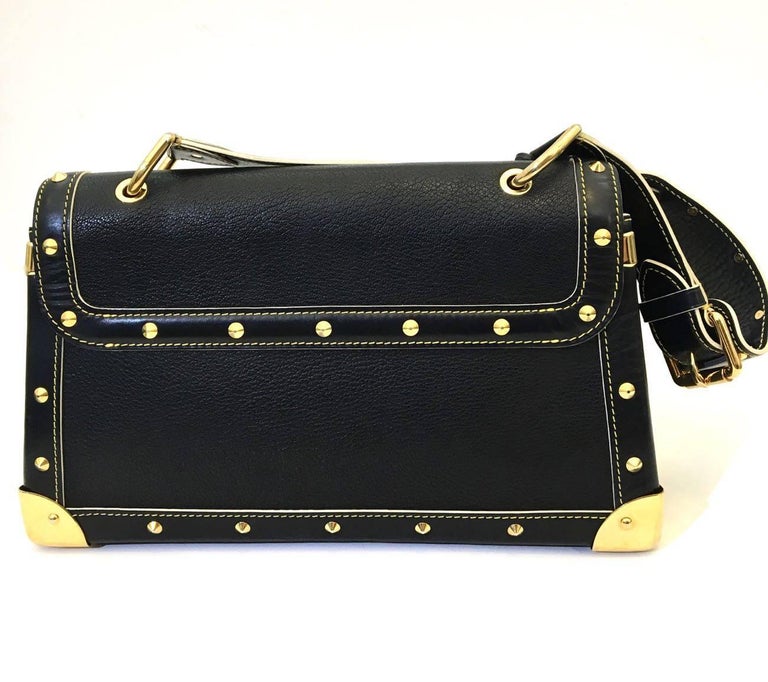 Louis Vuitton Blue Suhali Leather Lockit MM Bag at 1stDibs