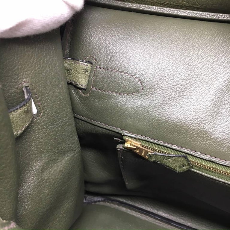 HERMÈS 2000 Vintage Birkin 35 Vert Swift ia Leather Handle Bag -– Wag  N' Purr Shop