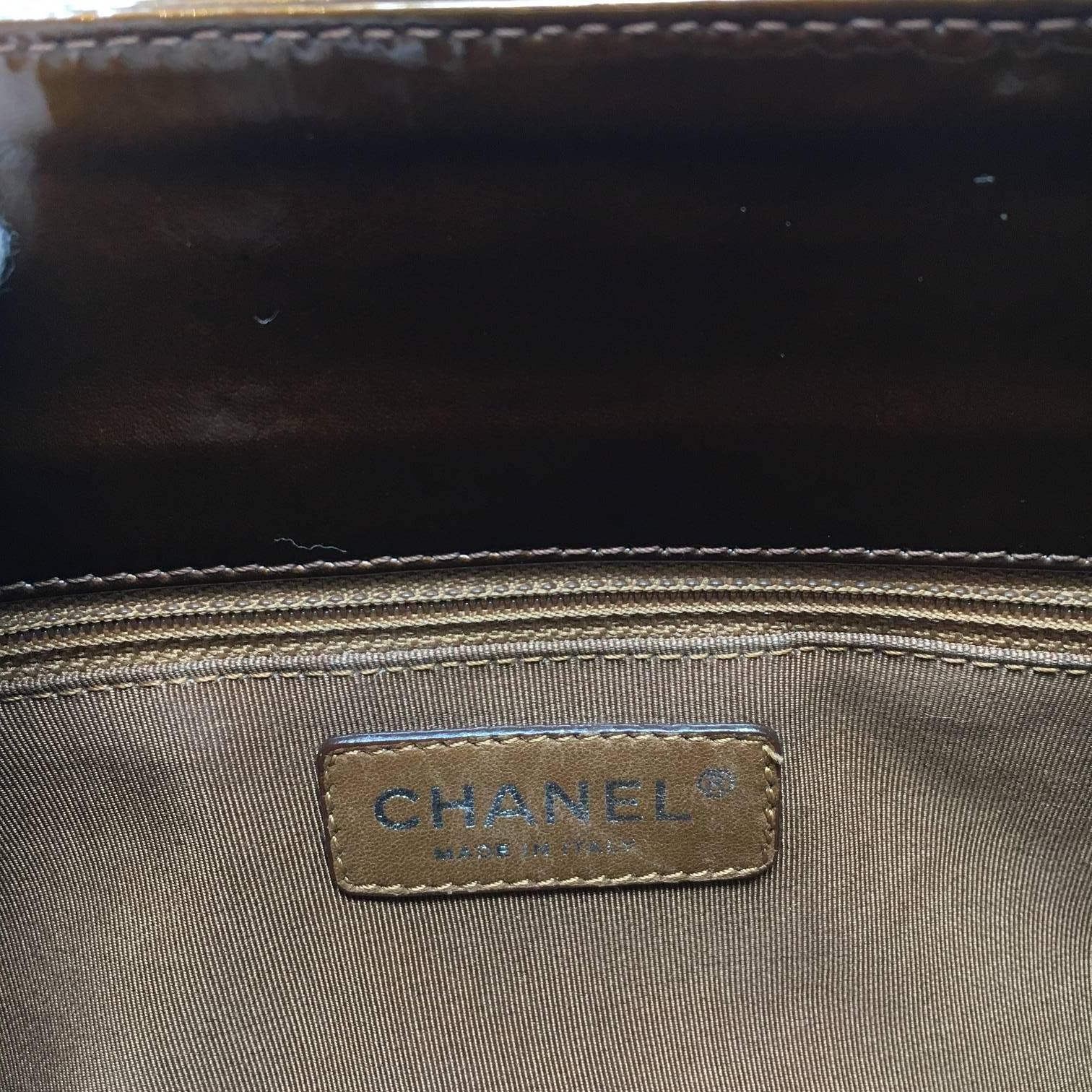 Chanel Vernis Gst Grand Shopping Tote Chain Bag, 2008/2009 7