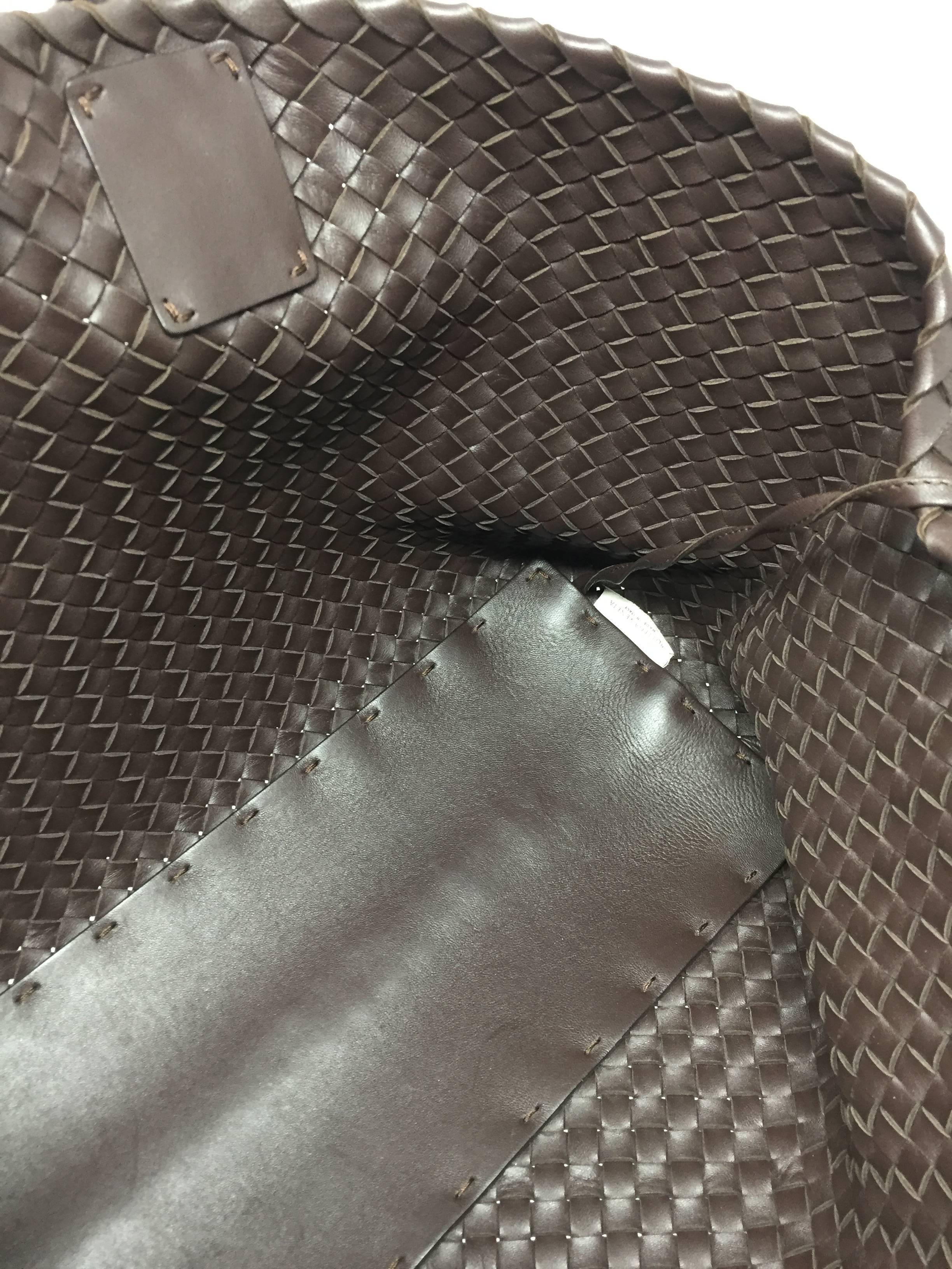 Bottega Veneta Cabat Espresso Lambskin Leather Shopping Tote Bag 3
