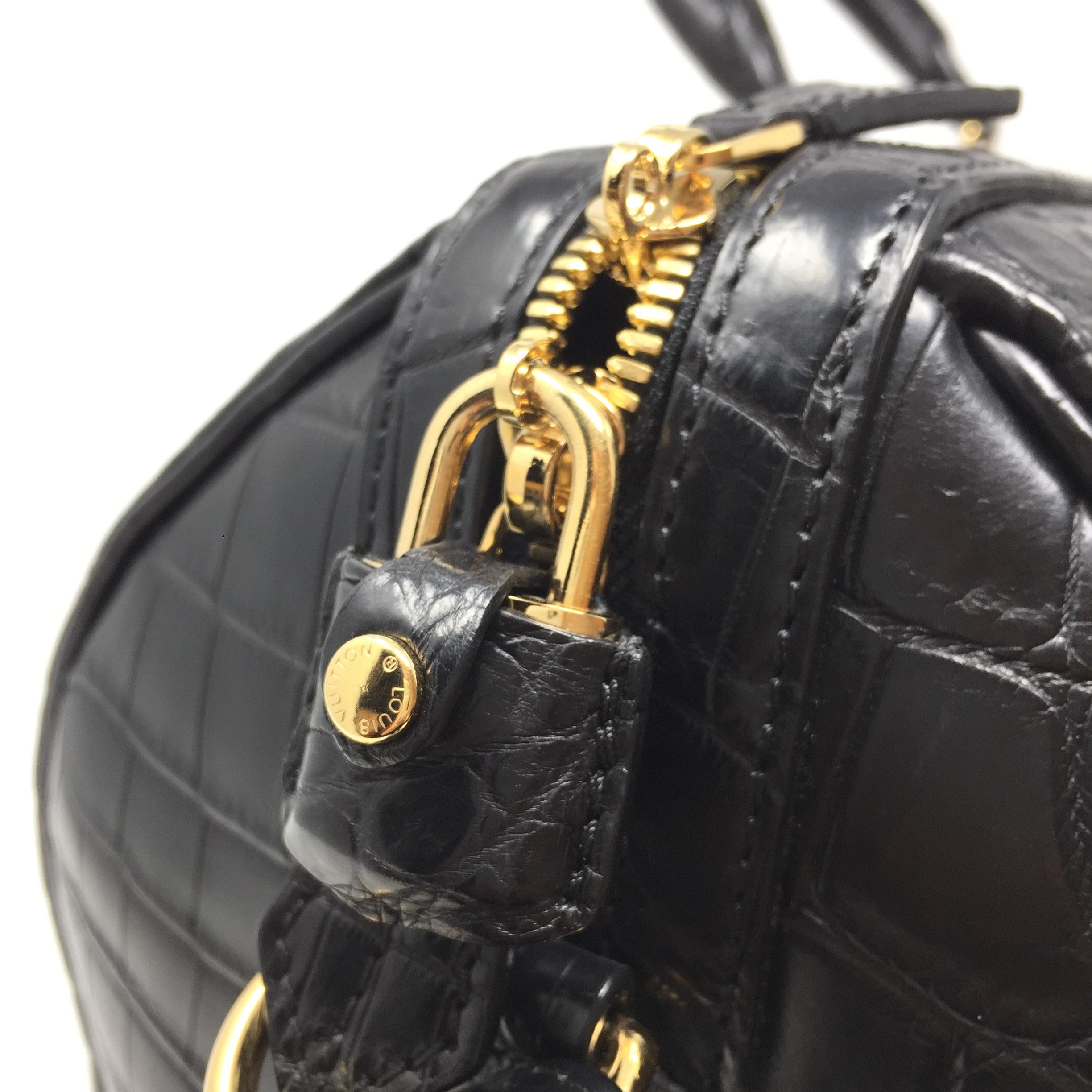 Louis Vuitton Sofia Coppola Black Nile Crocodile Leather Sc Bag, 2010 4
