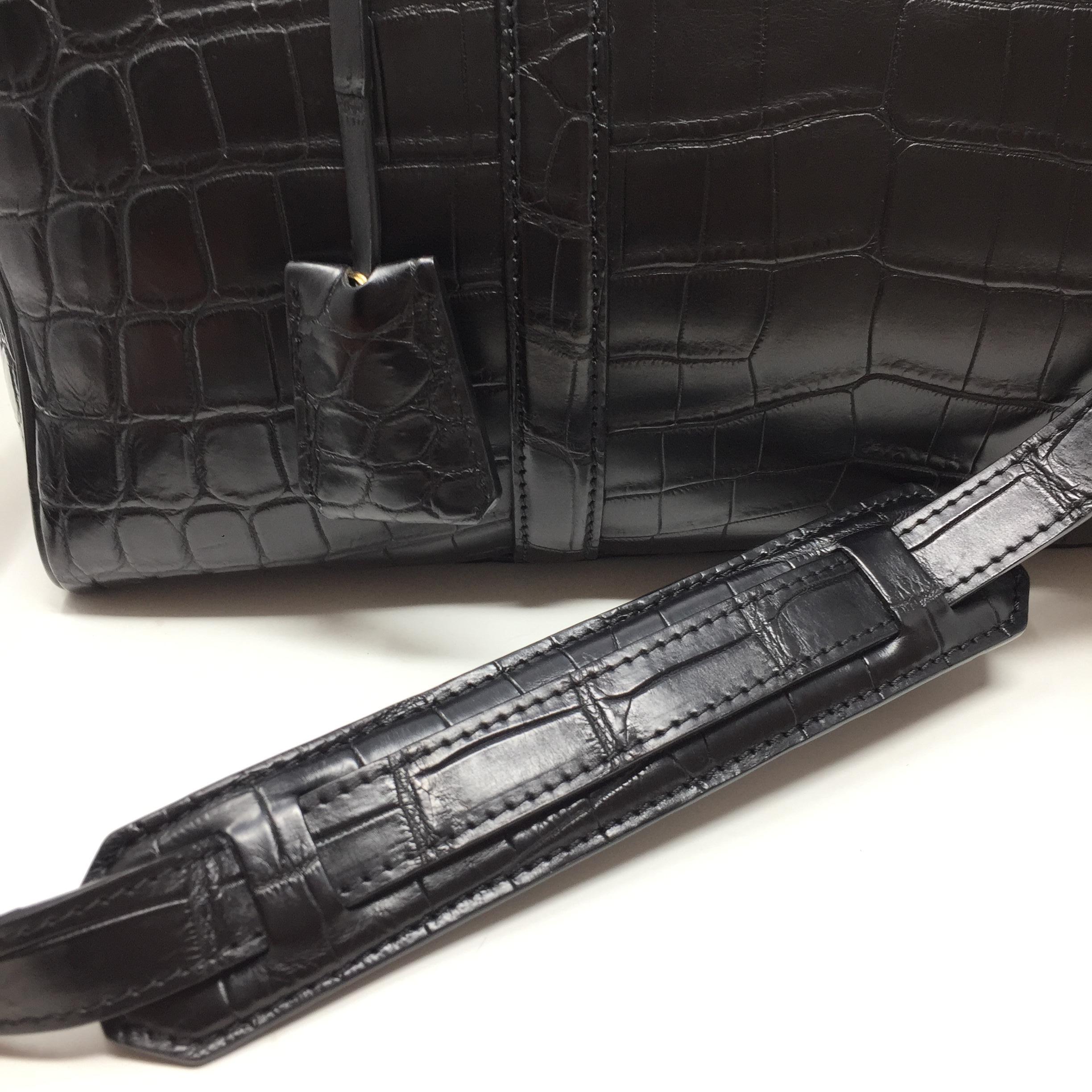 Louis Vuitton Sofia Coppola Black Nile Crocodile Leather Sc Bag, 2010 5