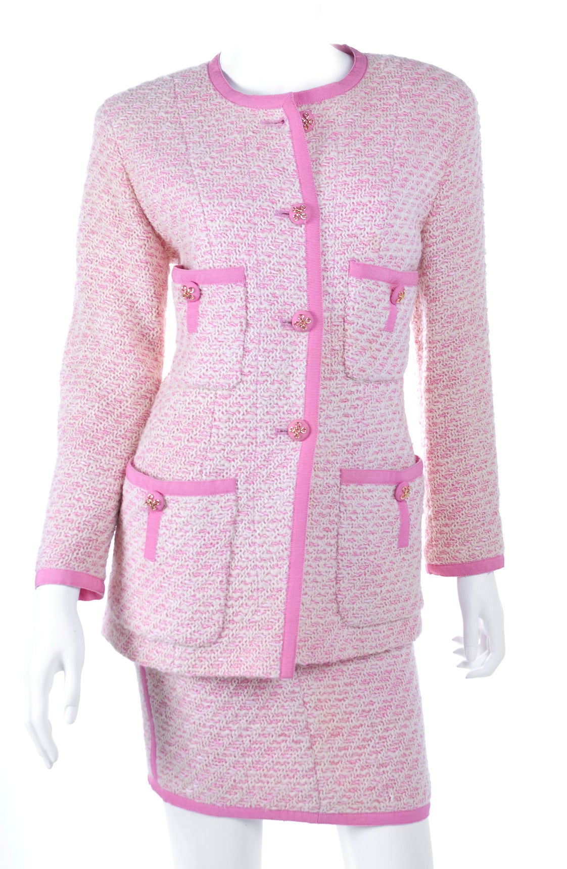 Chanel Suit in Pink and Creme Documented 1