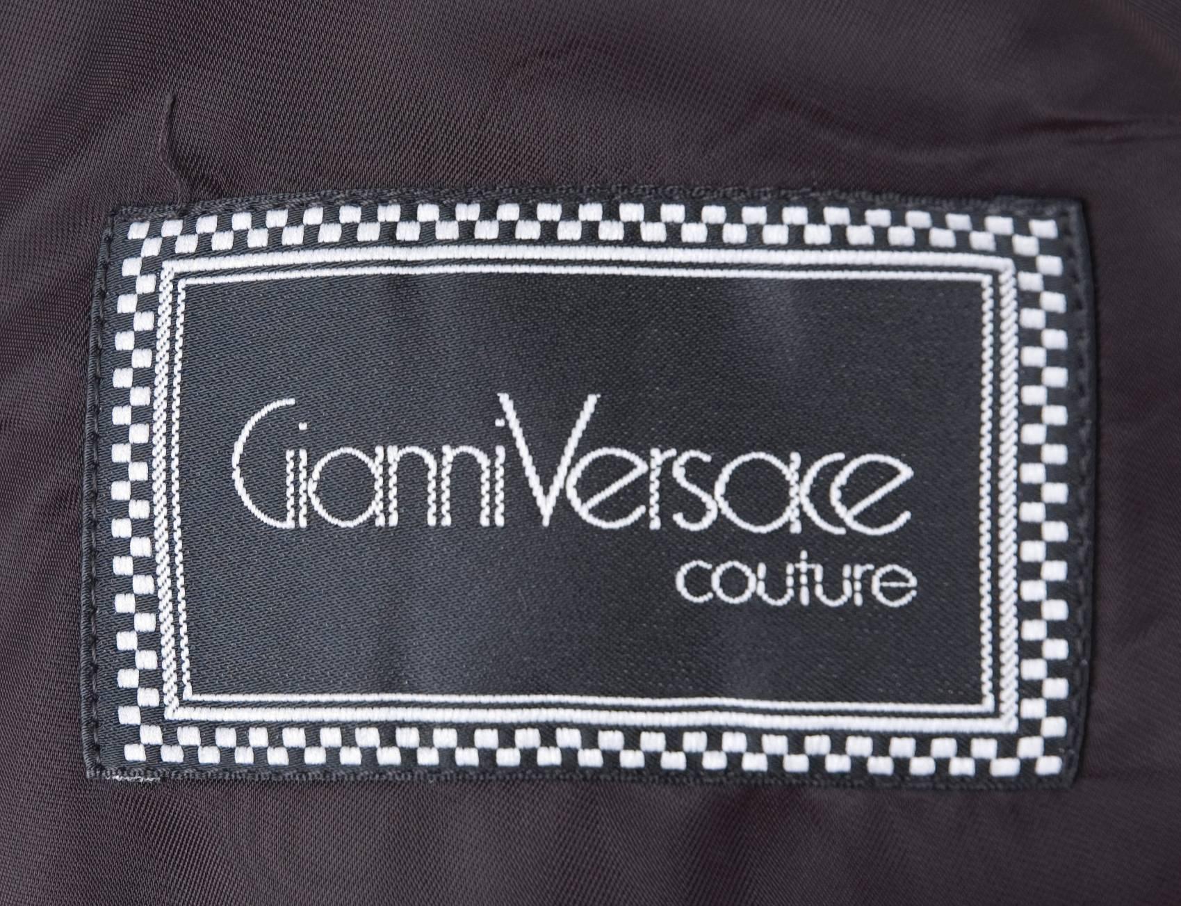 Vintage 90's Gianni Versace Couture Suit For Sale 2