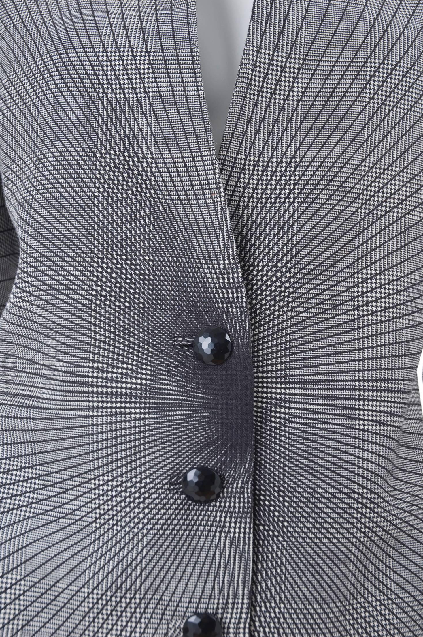 Gray Vintage 90's Gianni Versace Couture Suit For Sale