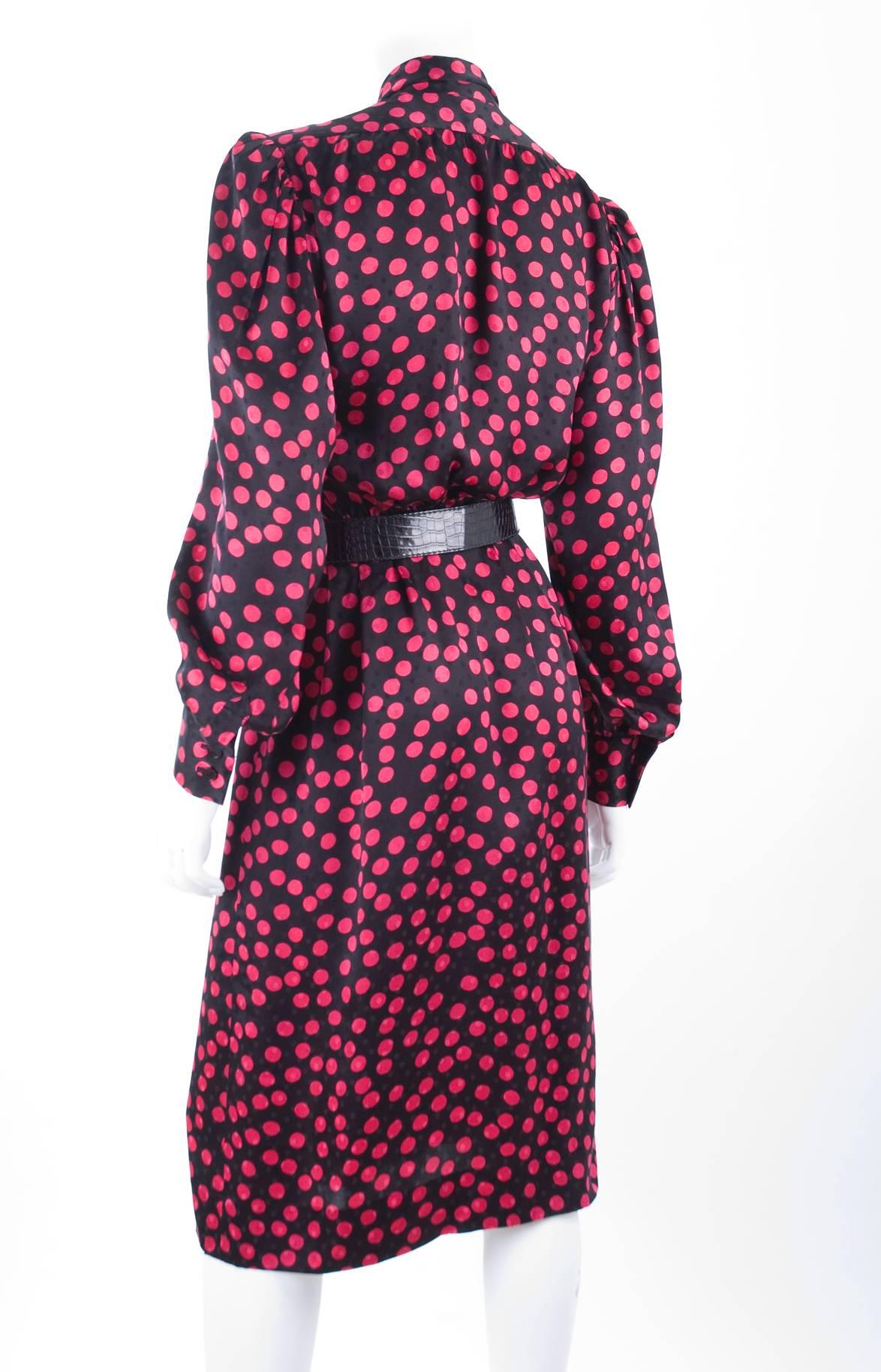 Yves Saint Laurent Silk Wrap Dress 2