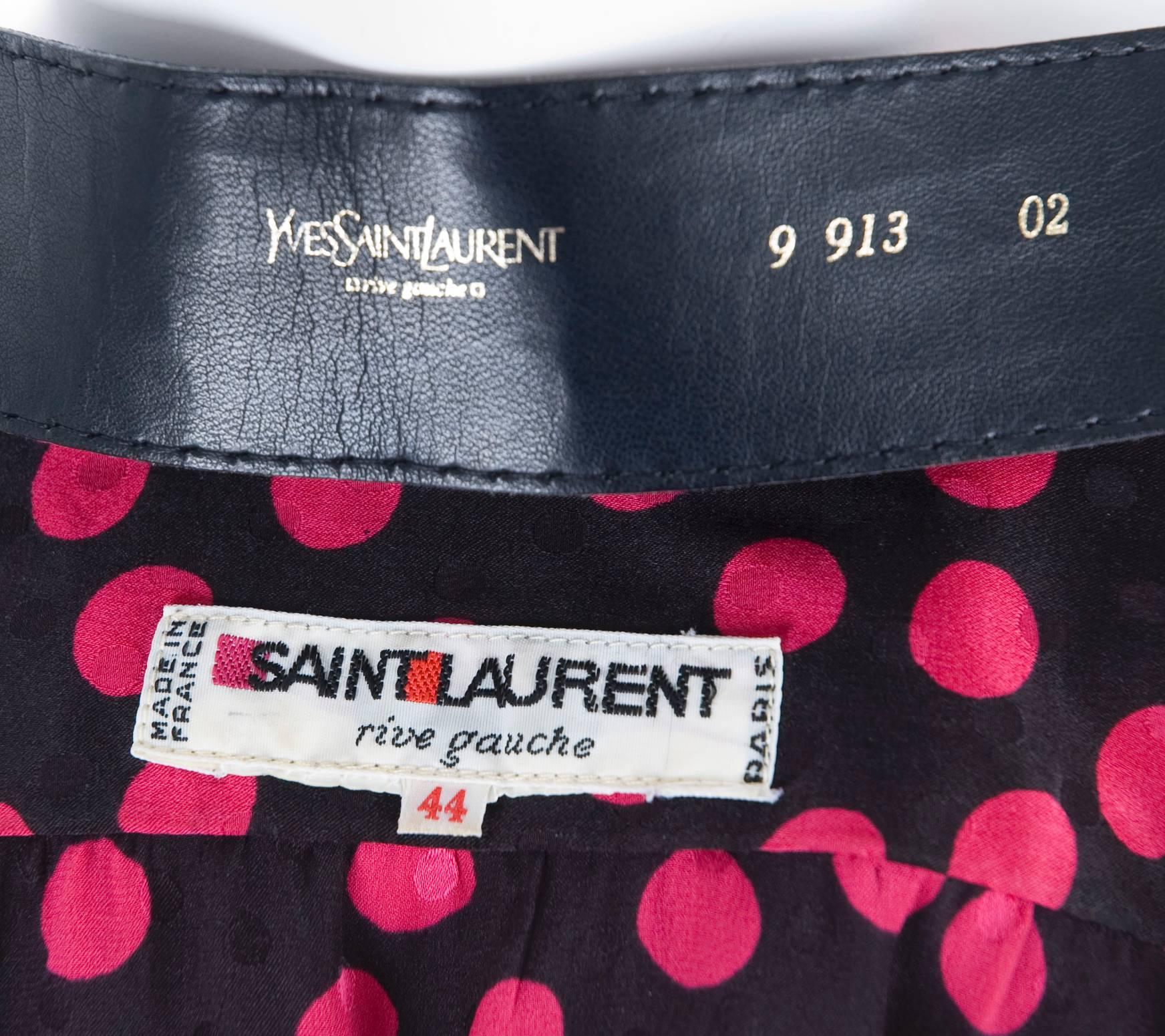 Yves Saint Laurent Silk Wrap Dress 3